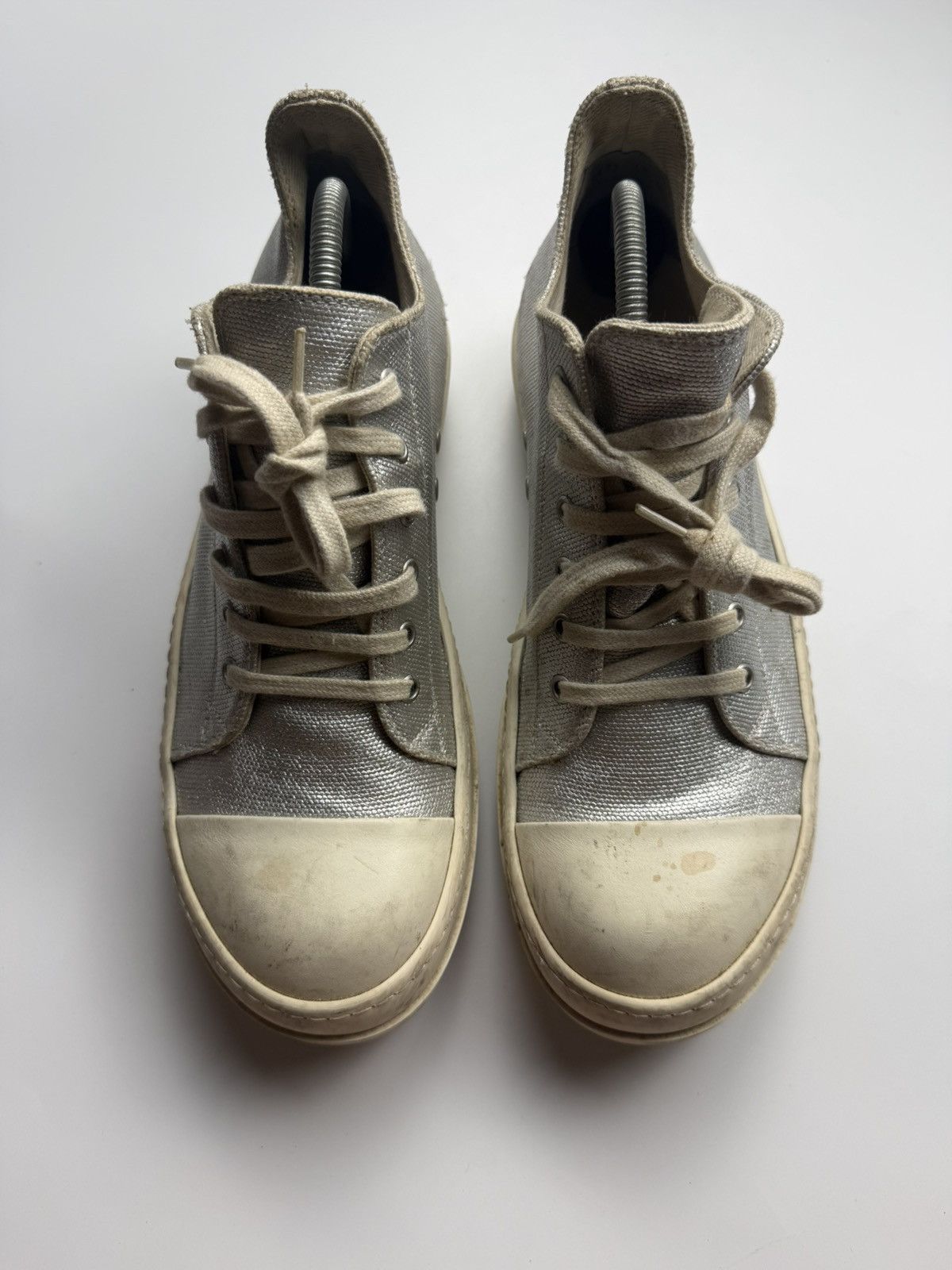 Rick Owens Rick Owens Drkshdw Silver Ramones Size US 9 / EU 42 - 4 Thumbnail