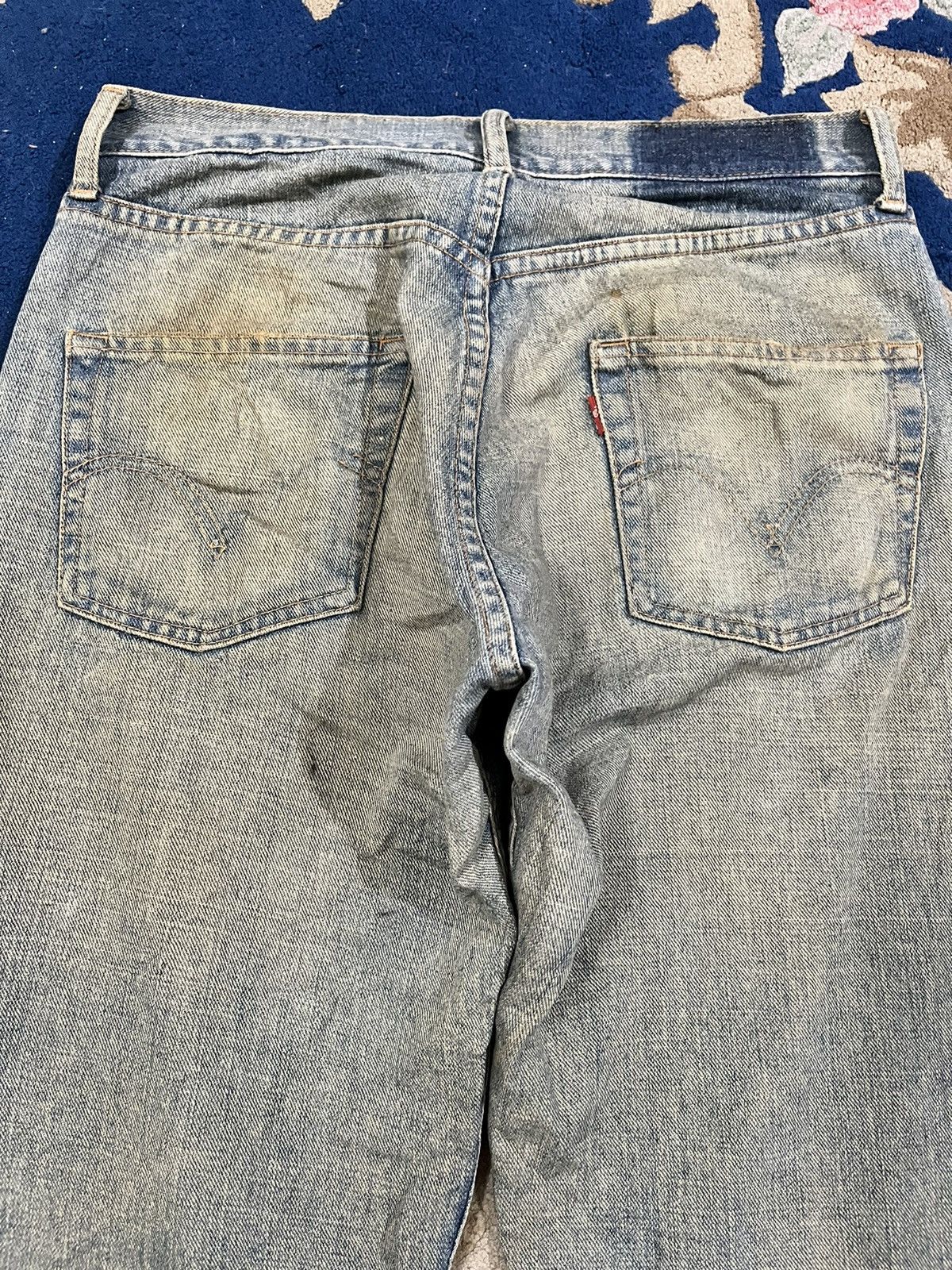 Levi's × Levi's Vintage Clothing Vintage Levi’s 534 Mudwash Grunge Wide Leg Denim Size US 31 - 7 Thumbnail