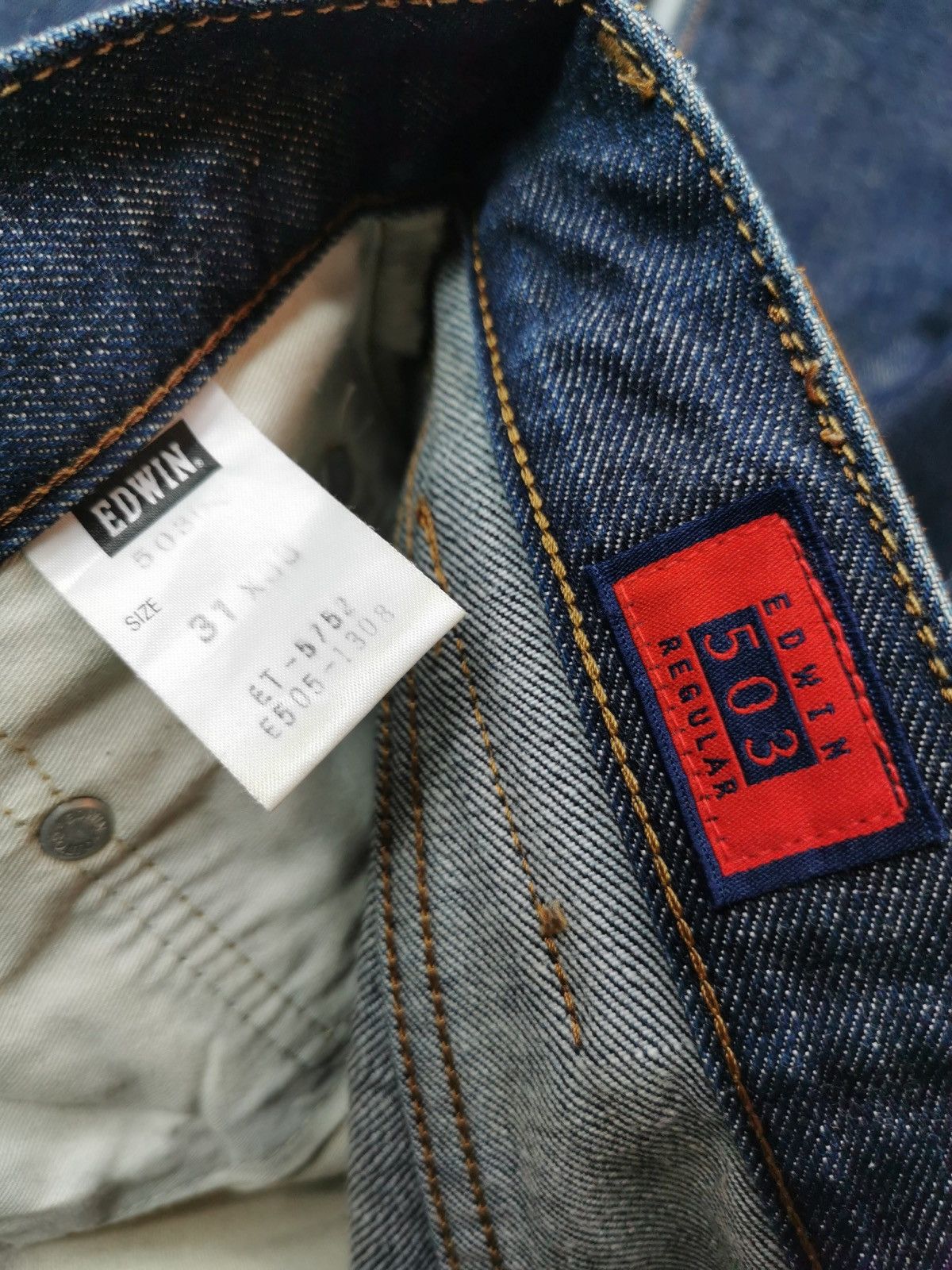 Edwin Edwin 503 Regular Denim Jeans Pants Size US 30 / EU 46 - 9 Thumbnail