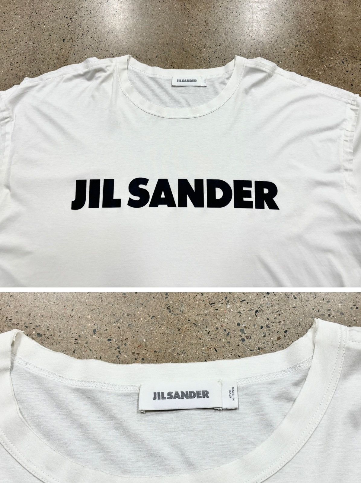 Jil Sander Jil Sander logo Tee T-Shirt，size L Size US L / EU 52-54 / 3 - 3 Thumbnail