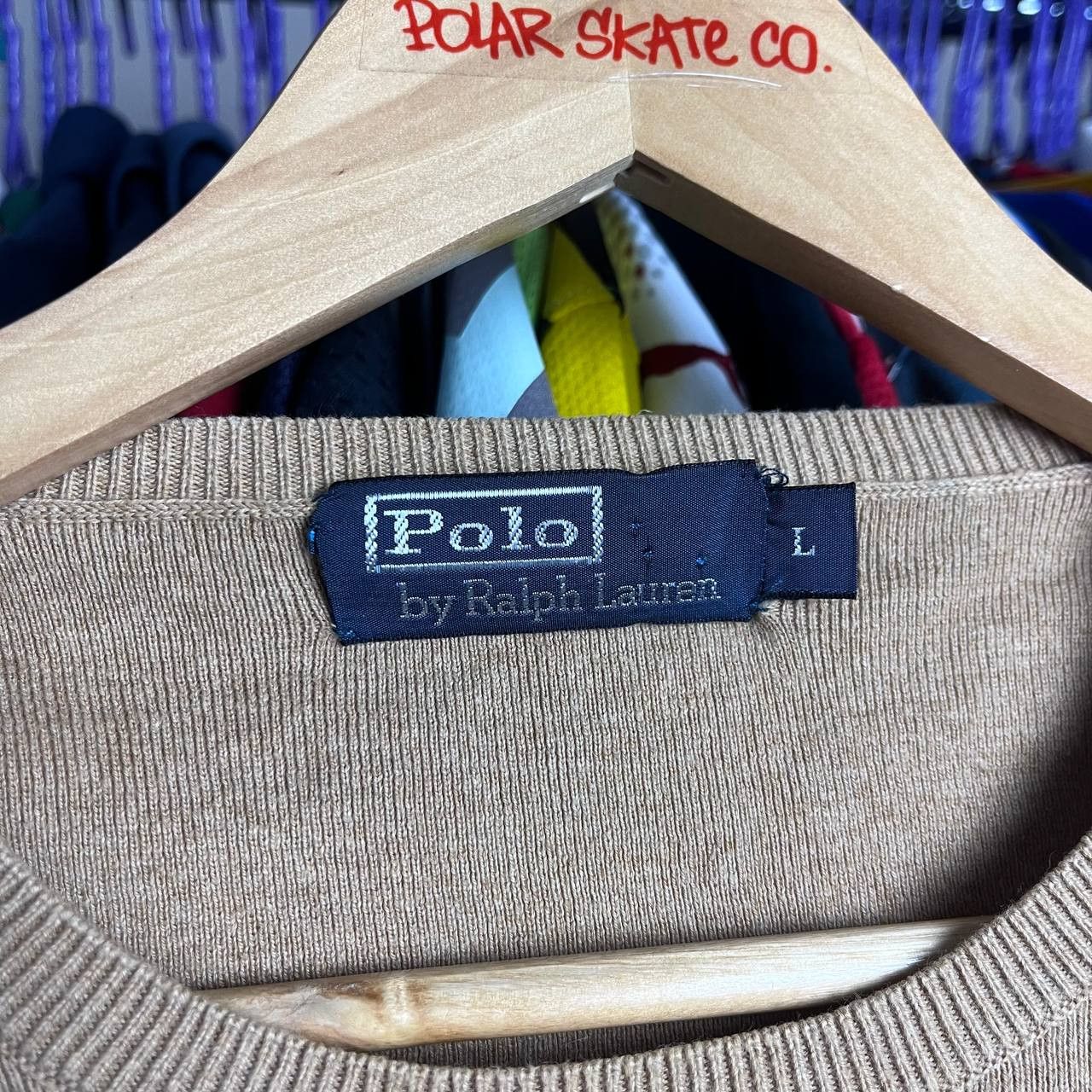 Polo Ralph Lauren Vintage Polo Ralph Lauren Brown Pullover Size L Size US L / EU 52-54 / 3 - 7 Thumbnail