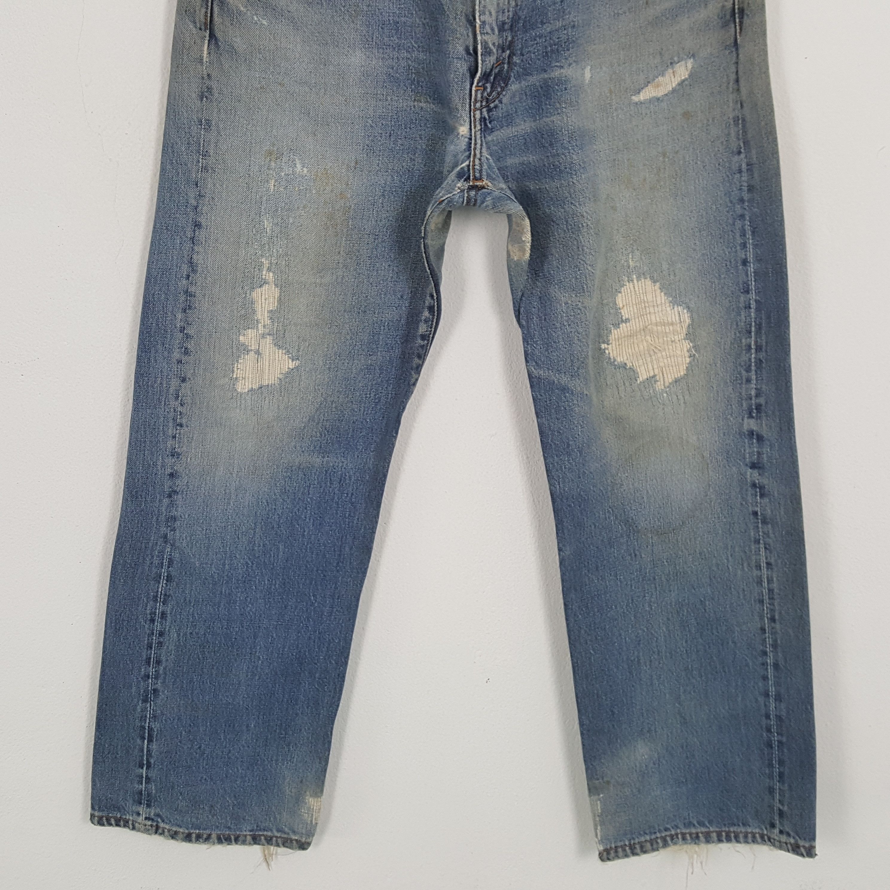 Levi's × Vintage Vintage LEVI'S Distressed Kurt Cobain Style Denim Jean Size US 31 - 3 Thumbnail