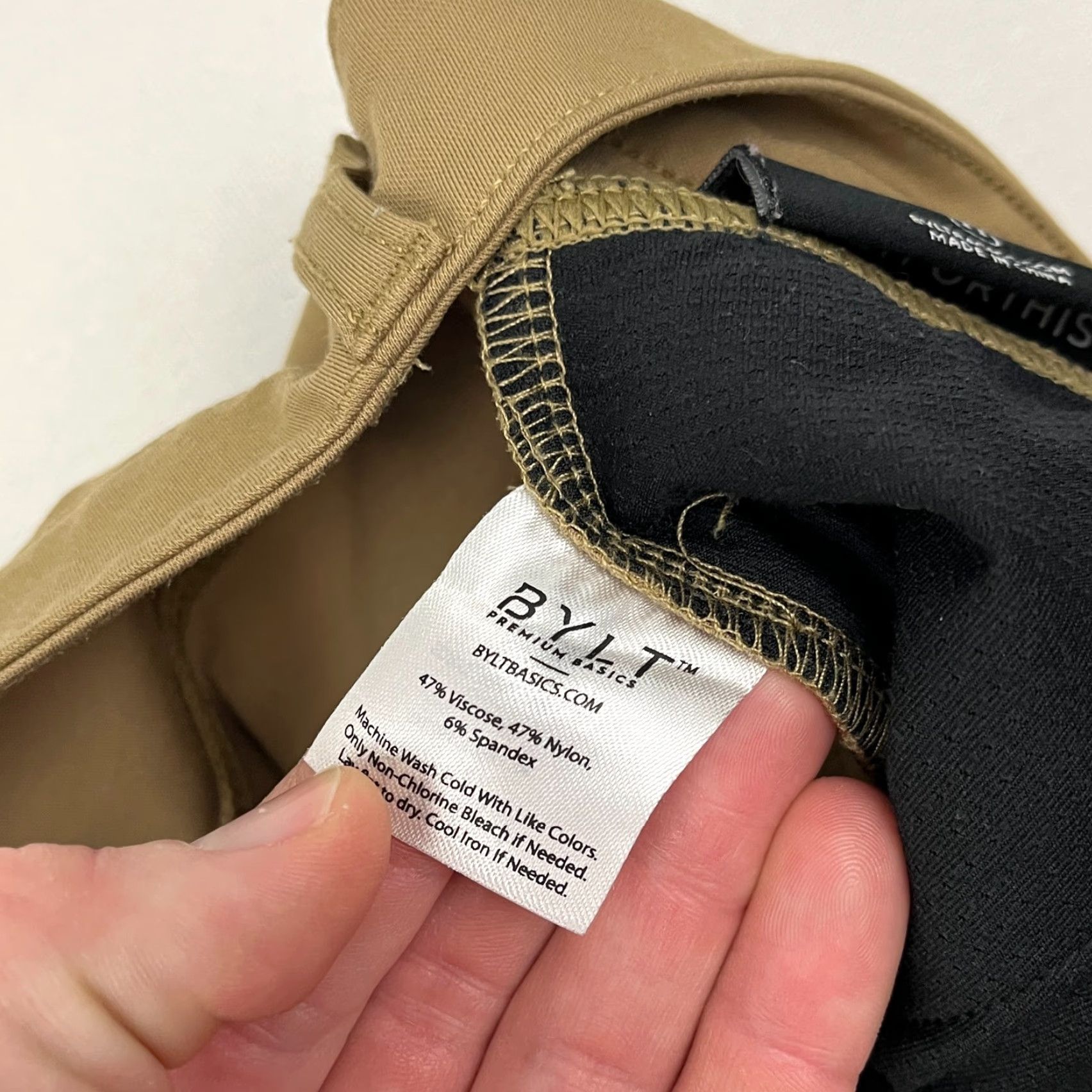 Vintage BYLT Everyday Pants 2.0 Mens 30 x 30 Slim Fit Brown Chino Tapered Stretch Breathable 5-Pocket Zip Fly Button Casual Travel Size US 30 / EU 46 - 4 Thumbnail