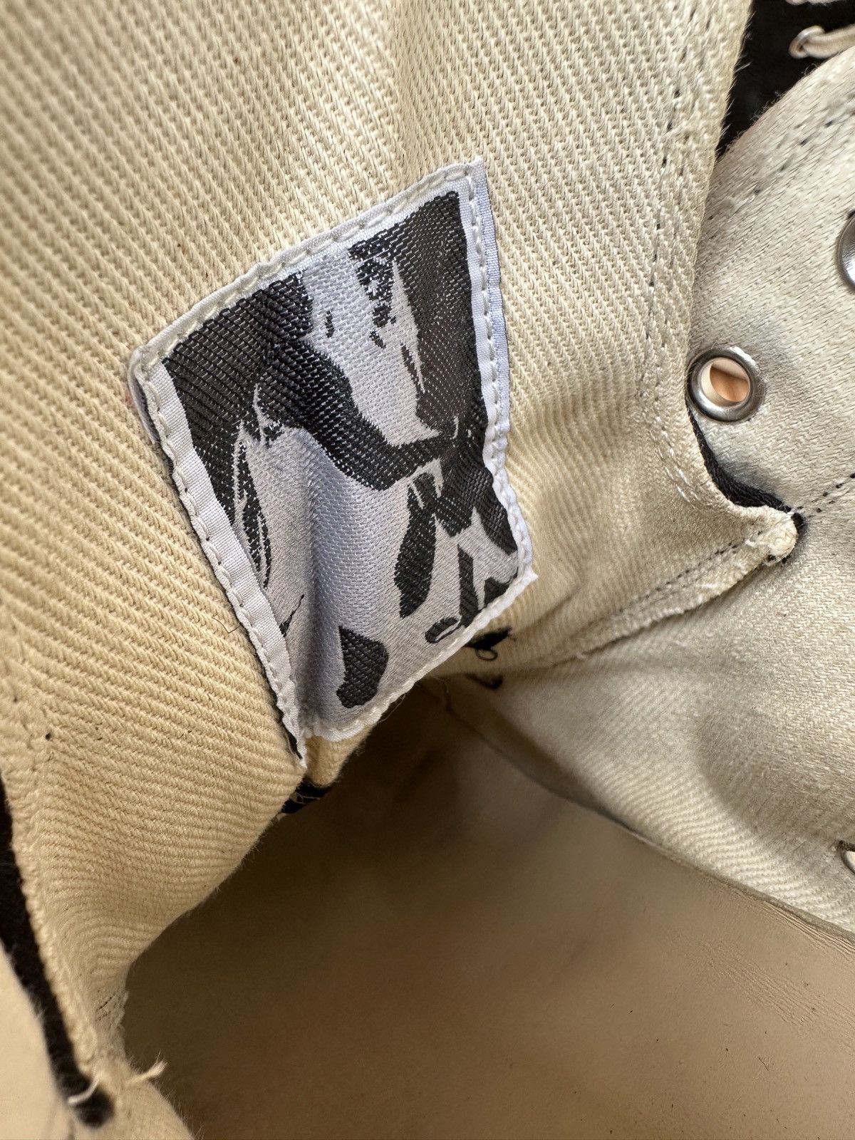 Rick Owens Rick Owens DRKSHDW Ramones (Licence Plate) Lowtops Size US 11 / EU 44 - 16 Thumbnail