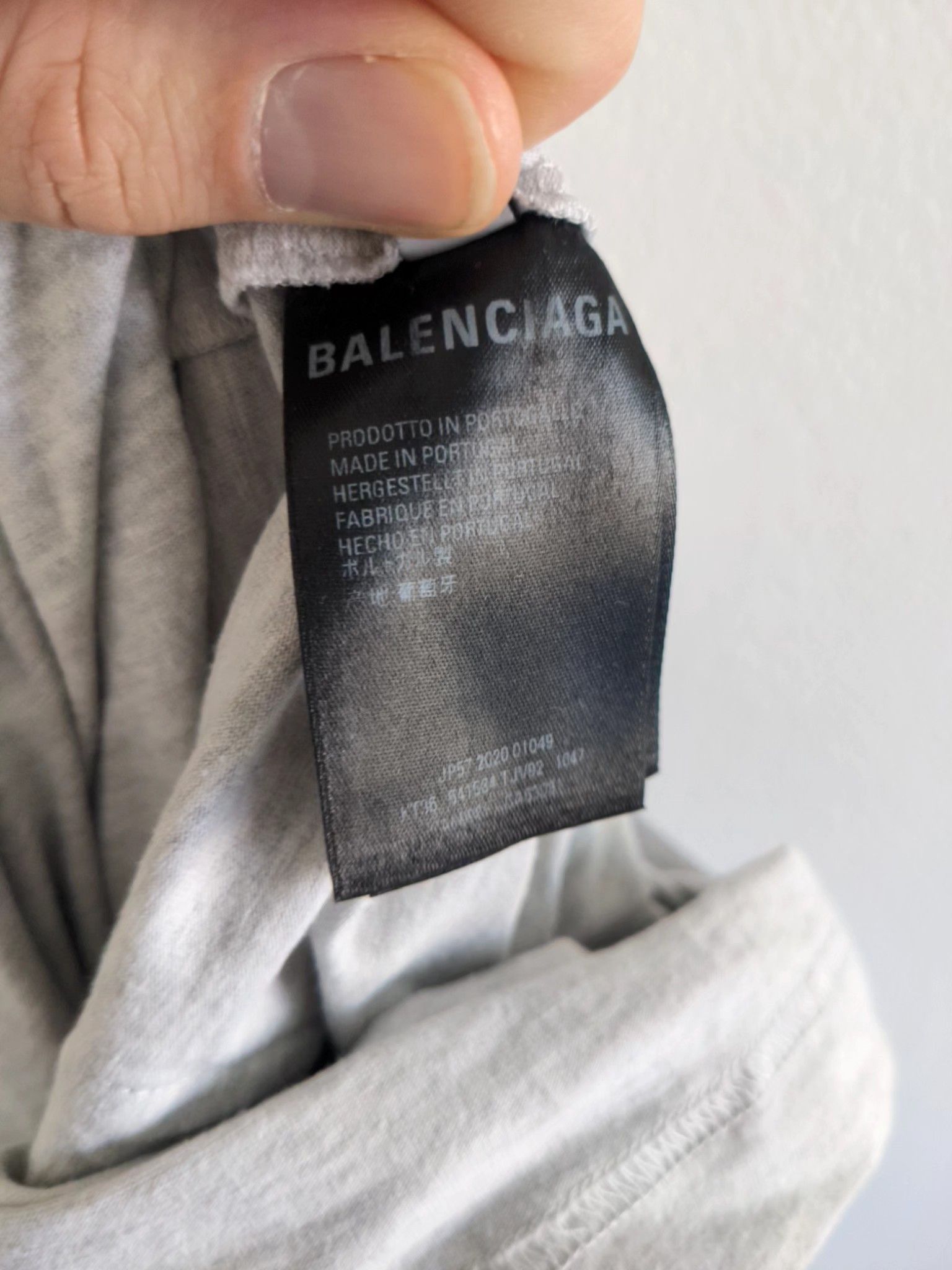 Balenciaga SS20 "One like, two likes" Double Layered Slogan T - Shirt Size US L / EU 52-54 / 3 - 5 Thumbnail