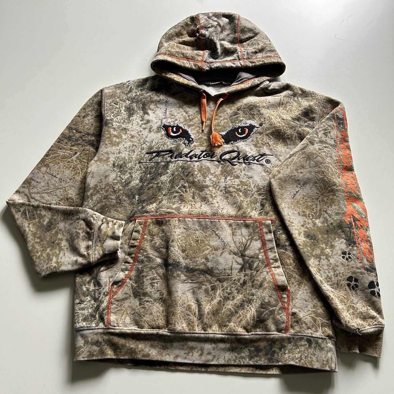 Cabelas Vintage Y2K Real Tree Camouflage Cabela's Hoodie Medium Rare Size US M / EU 48-50 / 2 - 1 Thumbnail