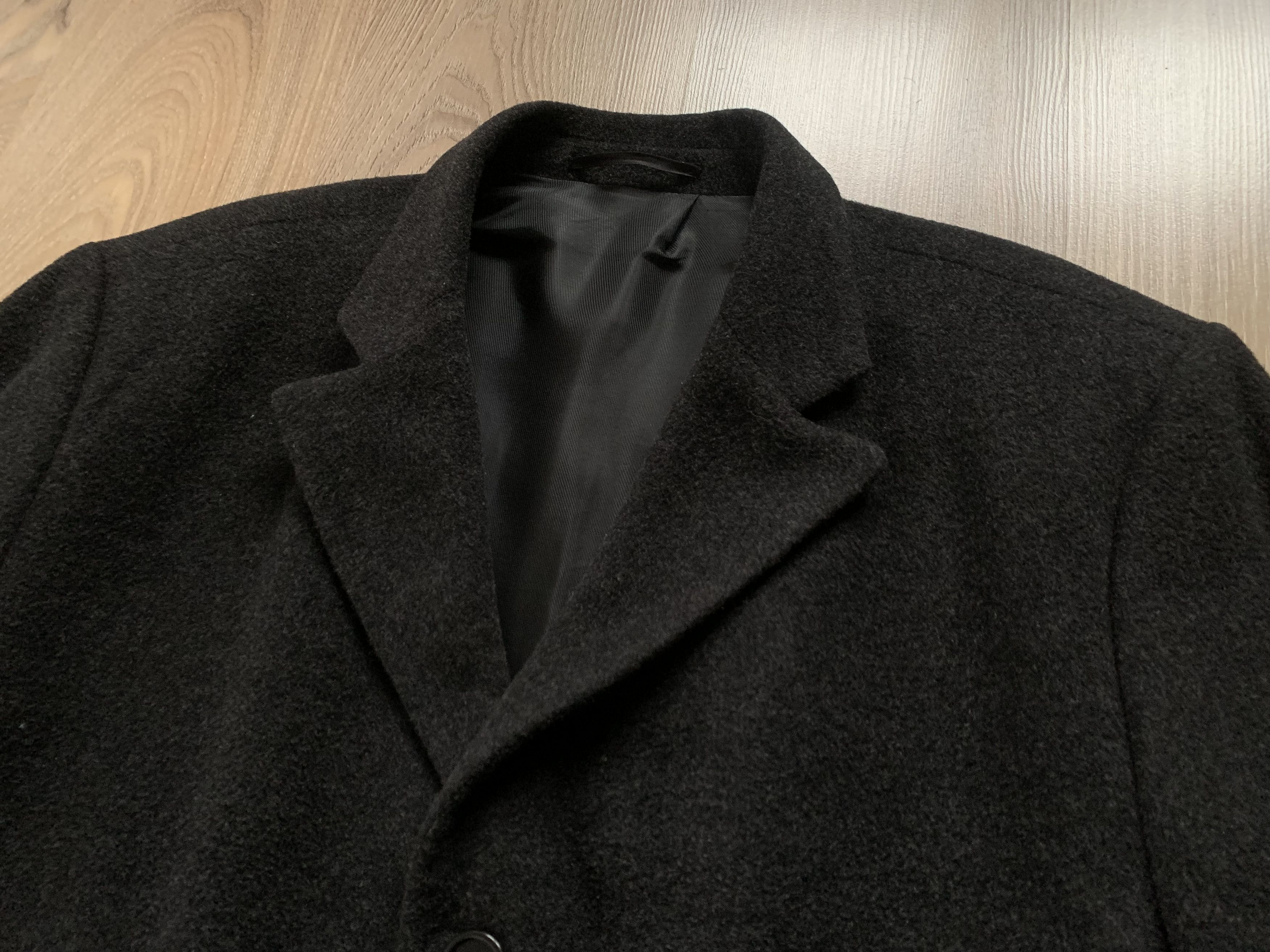 Other Theo Wormland Cashmere Wool Long Black Coat Size US L / EU 52-54 / 3 - 5 Thumbnail