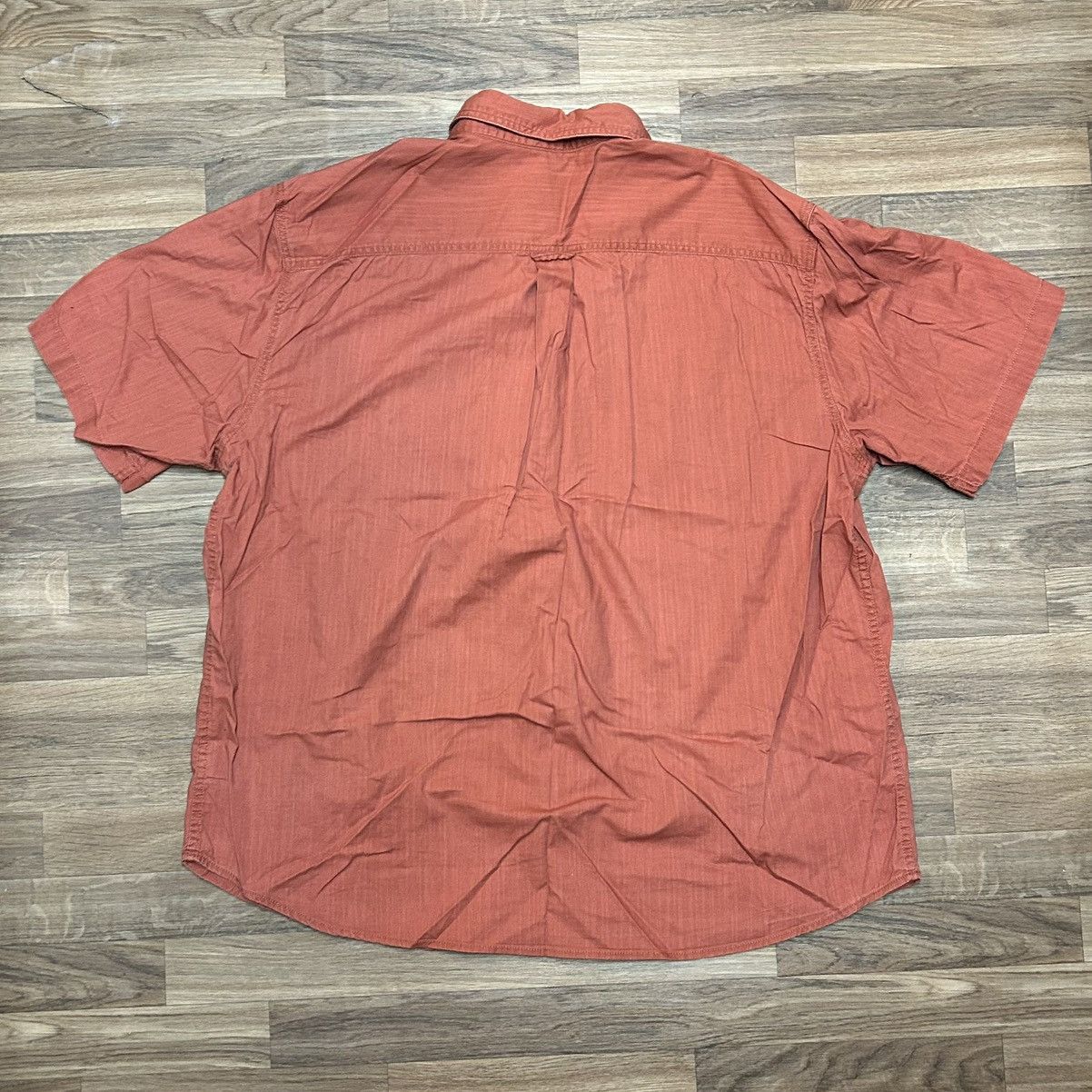 Other Men's Red Button Down Short Sleeve Collared Shirt Large Size US L / EU 52-54 / 3 - 2 Thumbnail