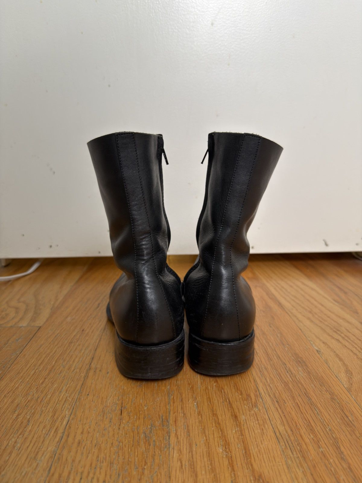 Maison Margiela Artisanal Square-Toe Boots c. 2002 Size US 7 / EU 40 - 4 Thumbnail