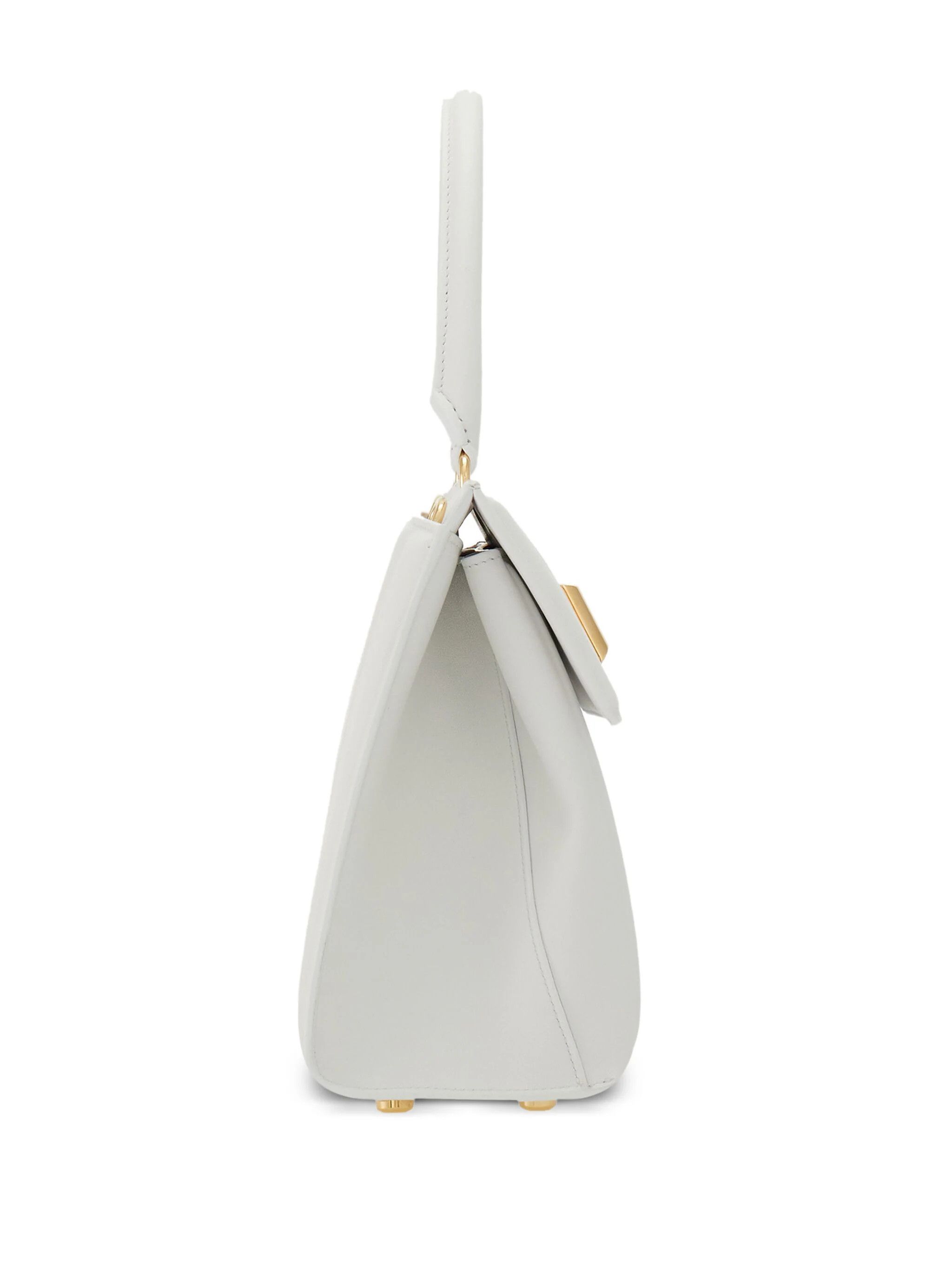 Salvatore Ferragamo o1s1rm0924 Size: OS / Embosse Shoulder Bag in Optic White Size ONE SIZE - 5 Thumbnail