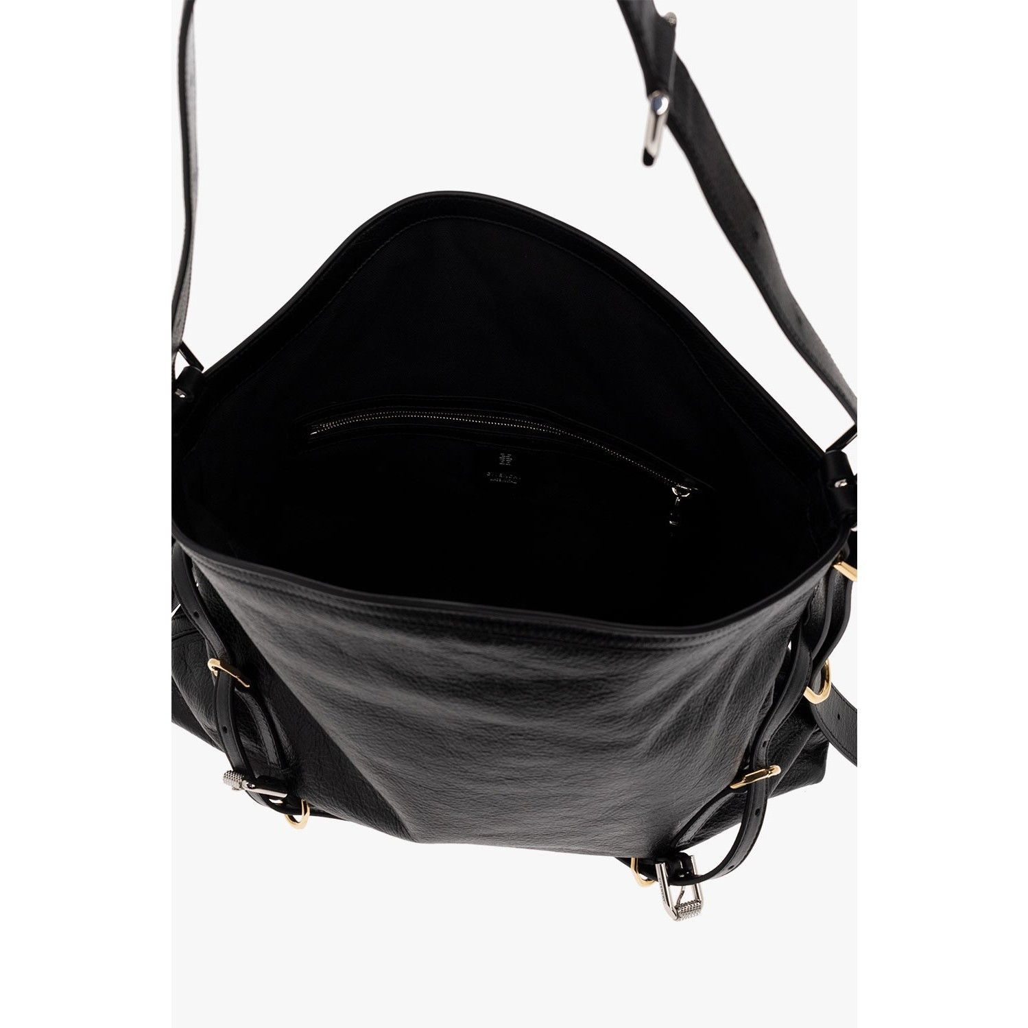 Givenchy GIVENCHY Medium Voyou Strappyy Black Shiny Leather Shoulder Size ONE SIZE - 4 Thumbnail