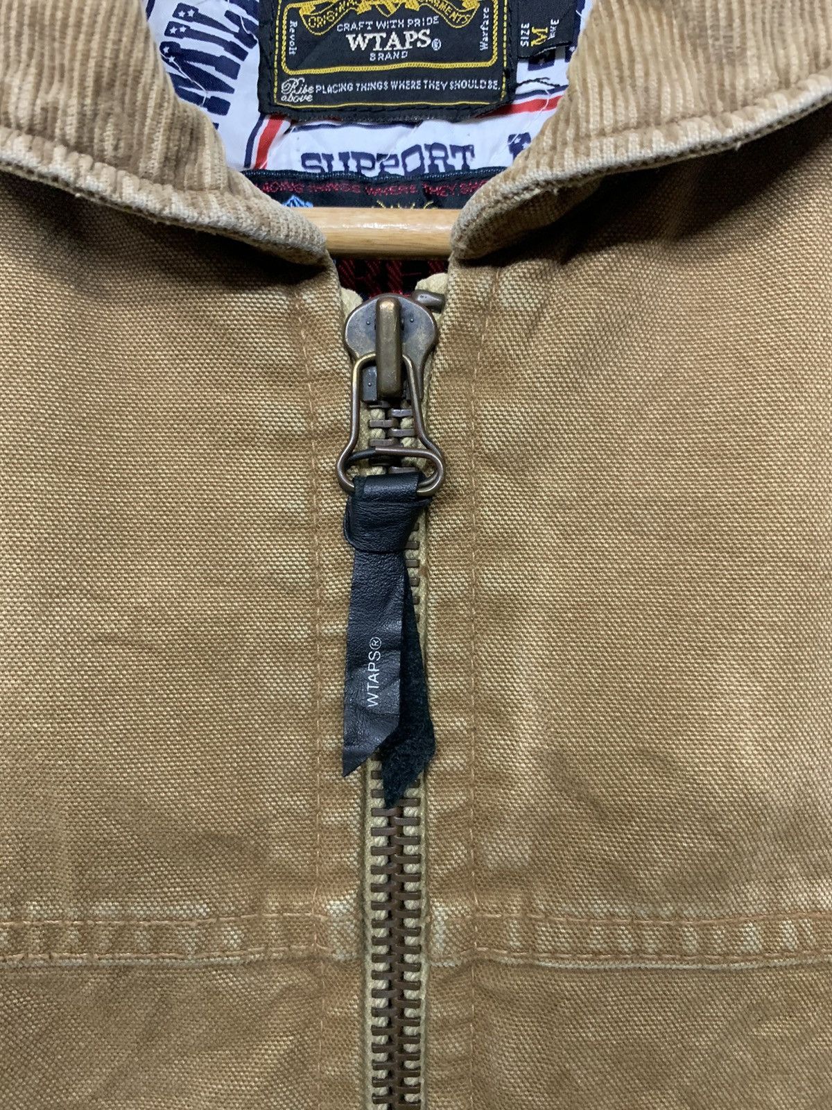 Wtaps Wtaps 2008 Fall/Winter Chore Canvas Jacket Zipper Down Size US M / EU 48-50 / 2 - 9 Thumbnail