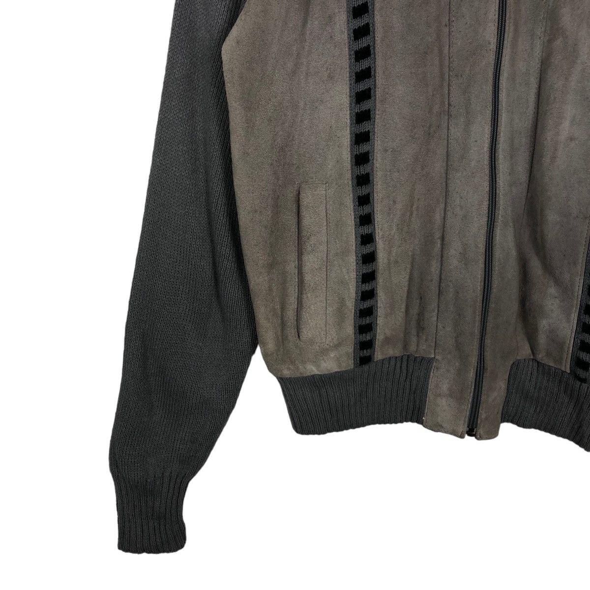 Genuine Leather 🔥90’s Vintage Bomber Genuine Leather Jacket Oakton Japan Size US L / EU 52-54 / 3 - 3 Thumbnail