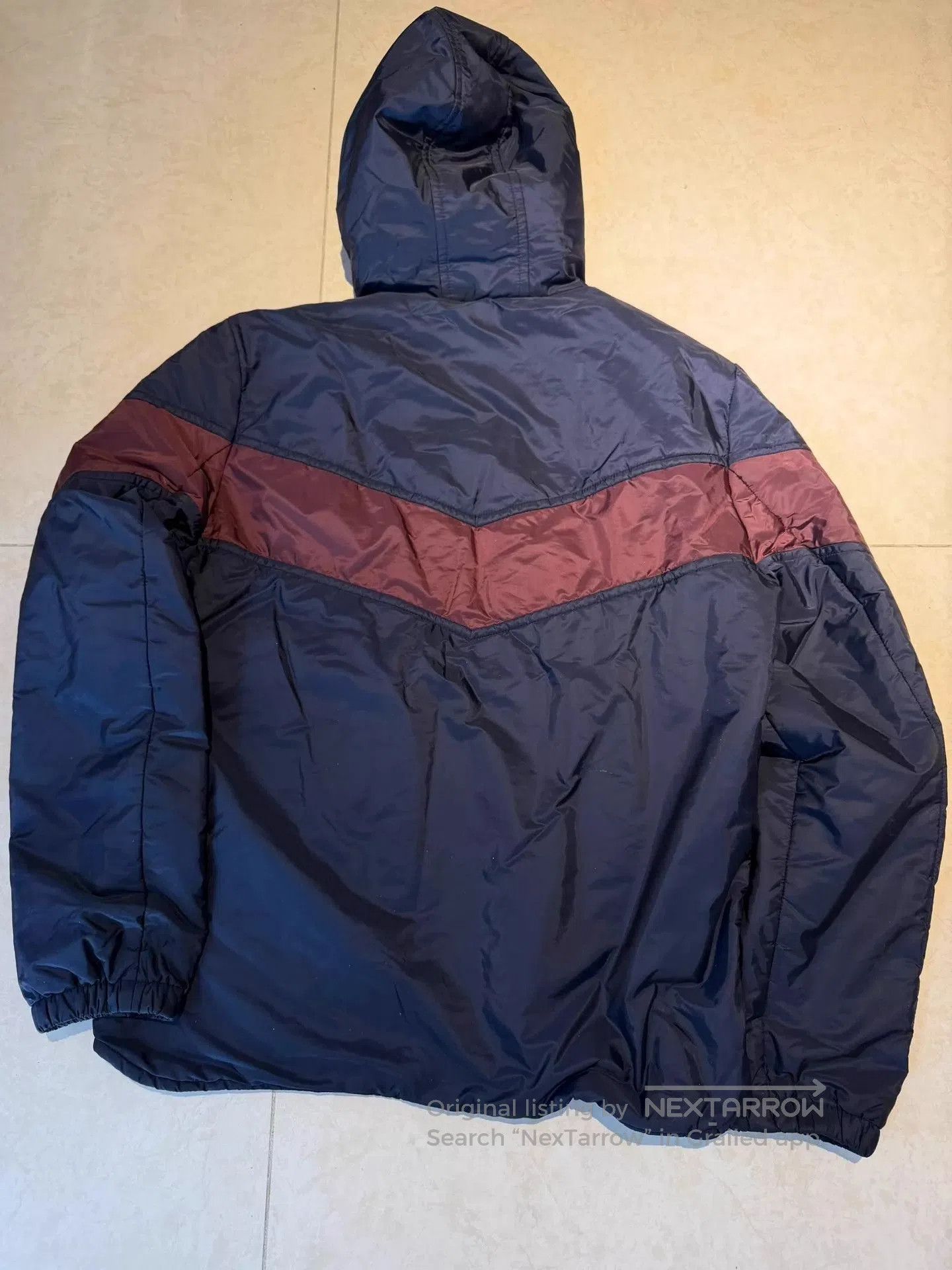 Prada Blue Hooded Jacket with Color Block Design. Size US M / EU 48-50 / 2 - 3 Thumbnail