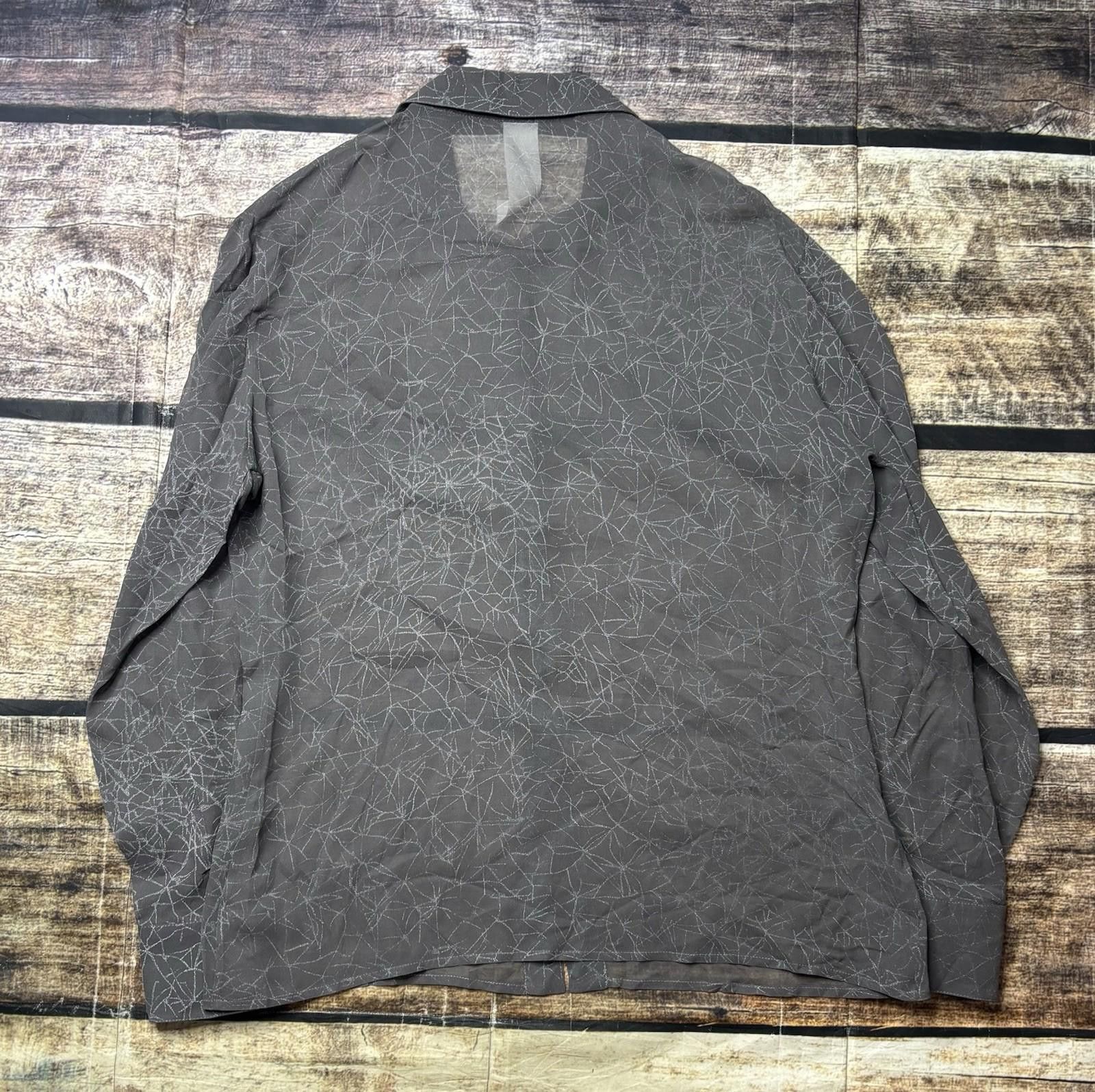 Other VTG Istante Top Womens Medium Silk Sheer Geometric Italy Size M / US 6-8 / IT 42-44 - 3 Thumbnail