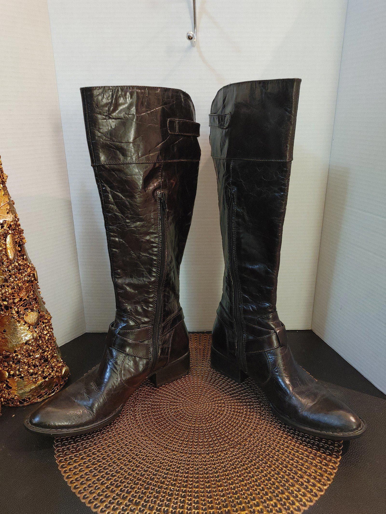Born Born Crown Lira Leather Riding Boots Size 8.5 Size US 8.5 / IT 38.5 - 5 Thumbnail