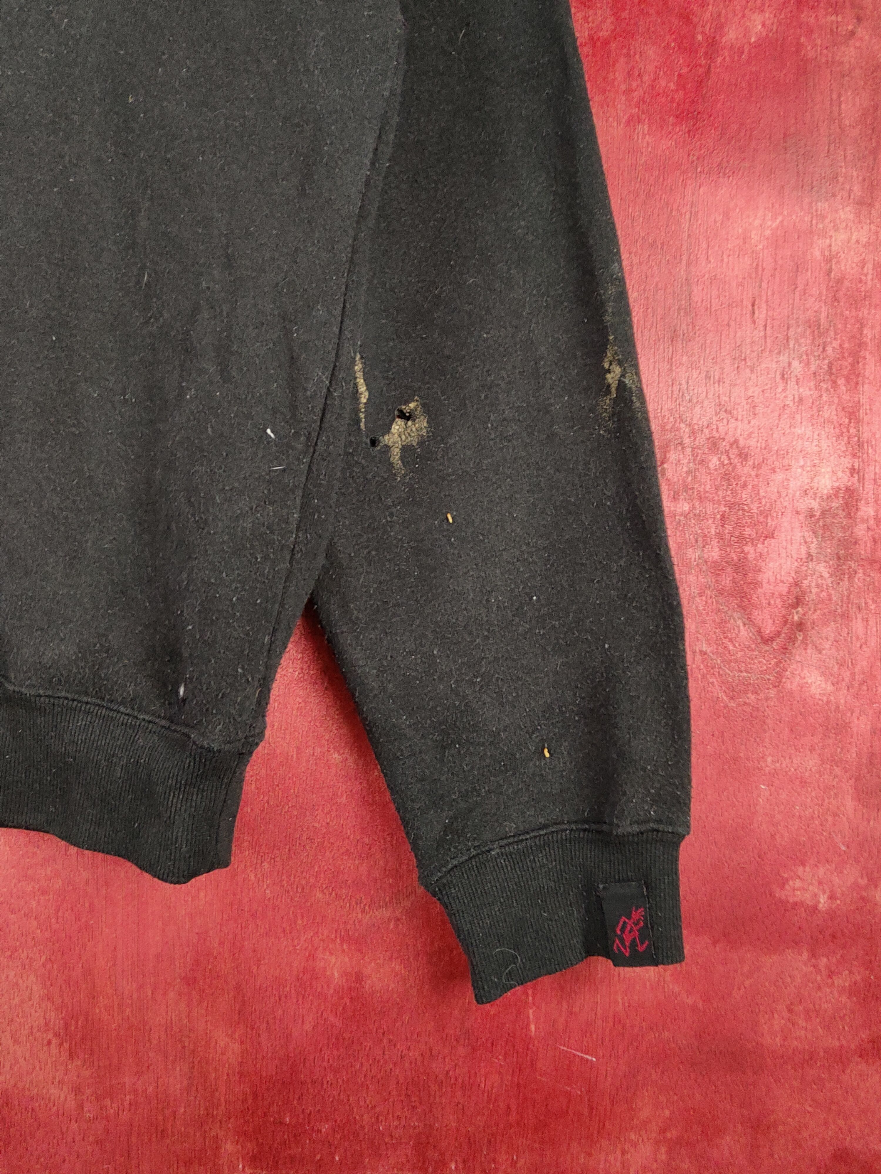 Gramicci × Japanese Brand × Vintage Gramicci Black ripped distressed vintage Sweatshirts #SW2116 Size US S / EU 44-46 / 1 - 10 Thumbnail