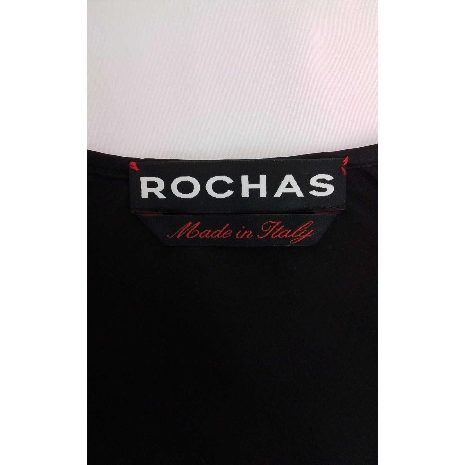 Rochas Rochas Silk Dress Women's IT 40 US 4 Black A-line V-neck Size S / US 4 / IT 40 - 10 Thumbnail