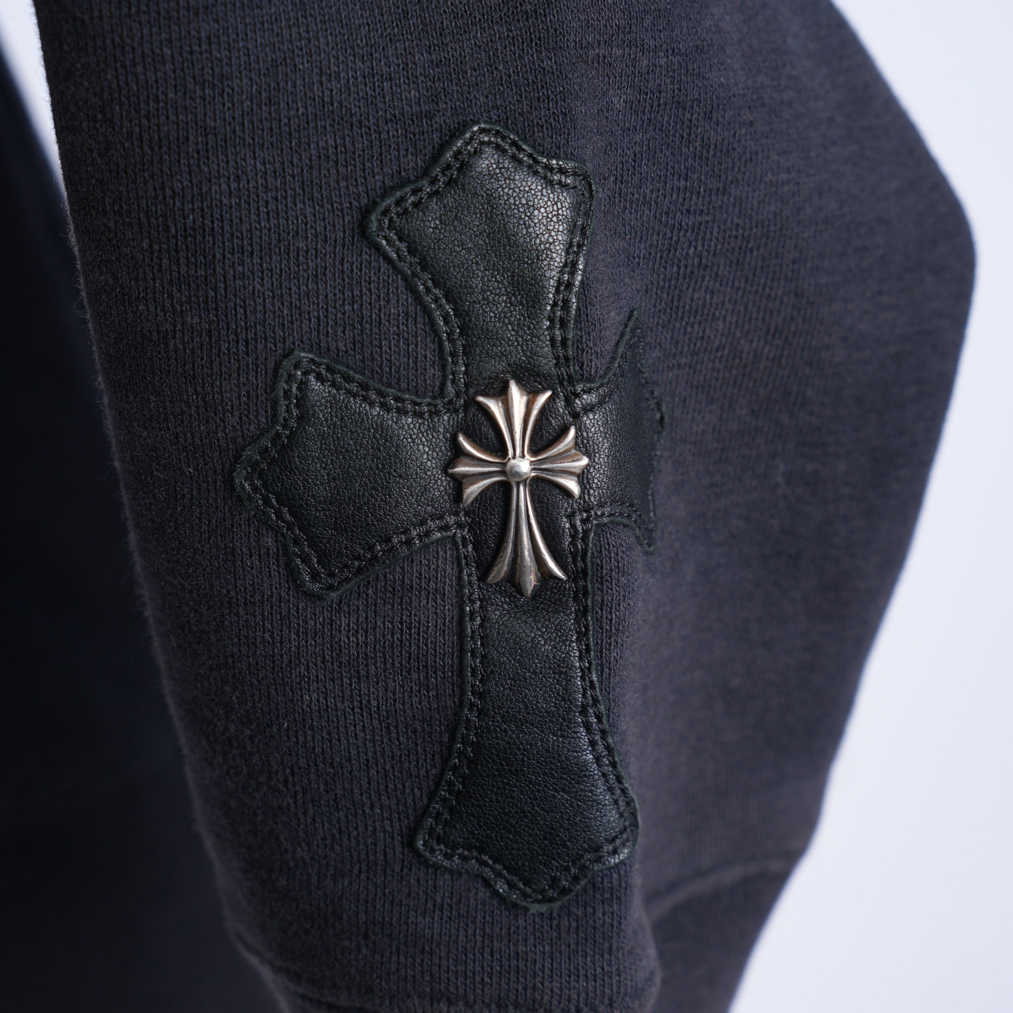Chrome Hearts CHROME HEARTS LEATHER PATCH SLEEVE ZIP UP Size US L / EU 52-54 / 3 - 6 Thumbnail
