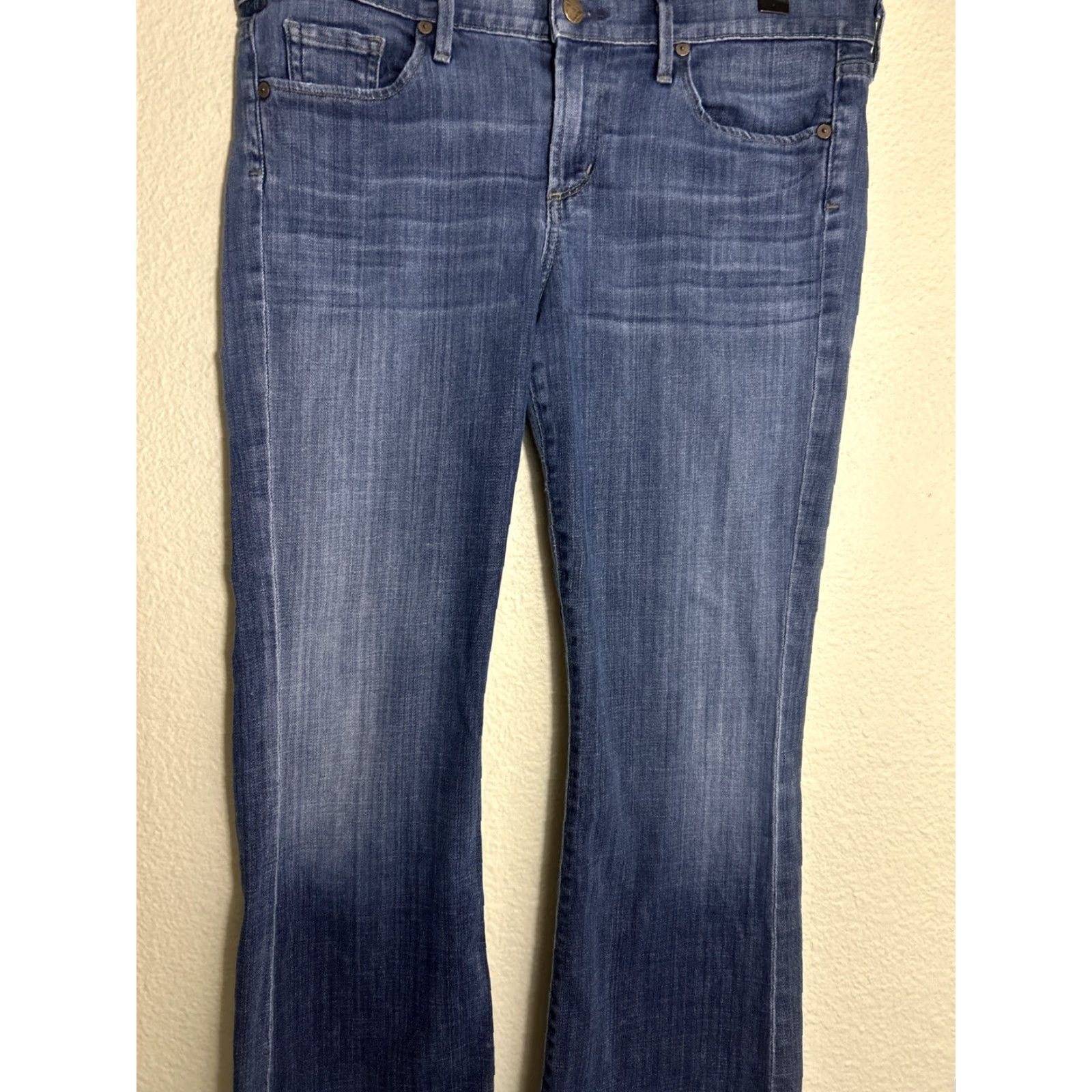 Citizens Of Humanity Citizens of Humanity Jeans Womens 32 Medium Wash Blue Flare Raw Hem 34x27 Womens Size 24" / US 00 / IT 34 - 3 Thumbnail