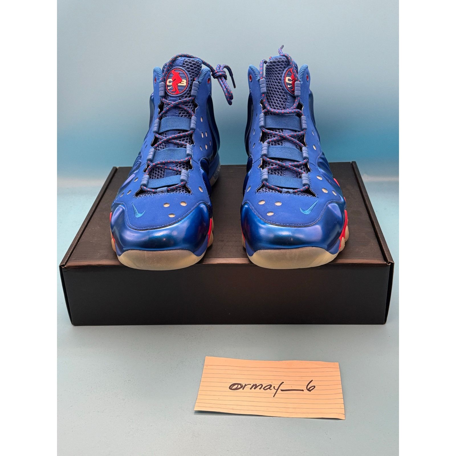 Nike Nike Barkley Posite Max 2013 Sixers m8.5 w10 Size US 8.5 / EU 41-42 - 4 Thumbnail