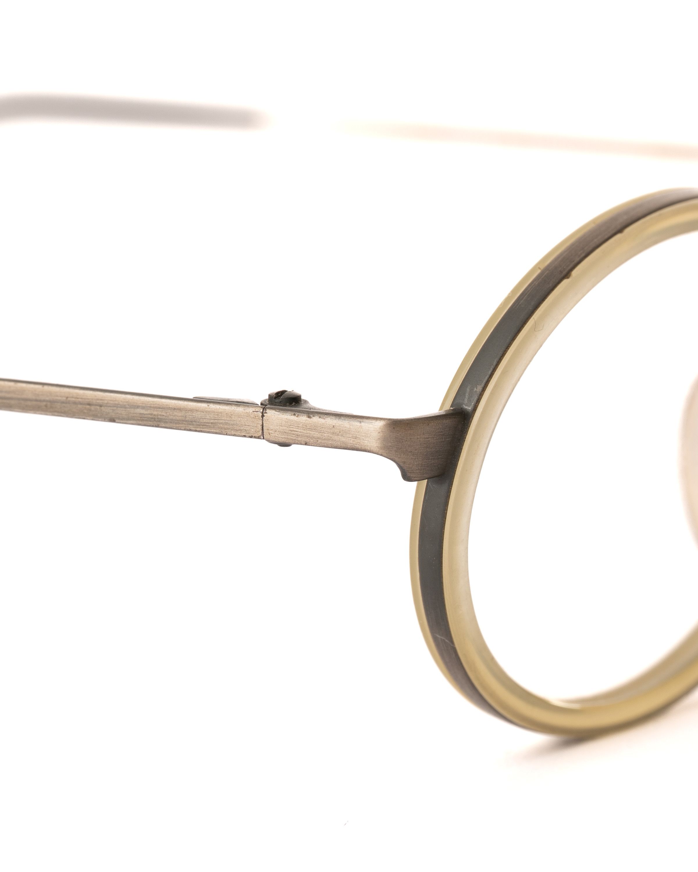 Vintage Pro Design Denmark '90s Scientist Antique Oval Glasses Size ONE SIZE - 2 Thumbnail