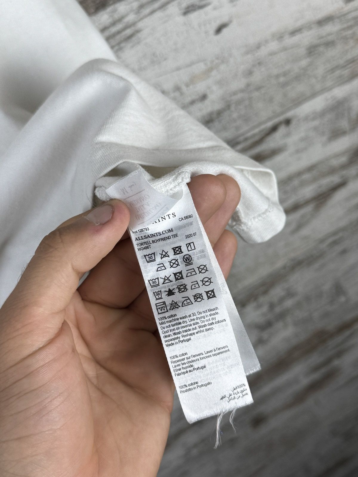 Allsaints × Japanese Brand Mens Vintage AllSaints T-shirt big logo tee Japanese luxury Size US M / EU 48-50 / 2 - 10 Thumbnail