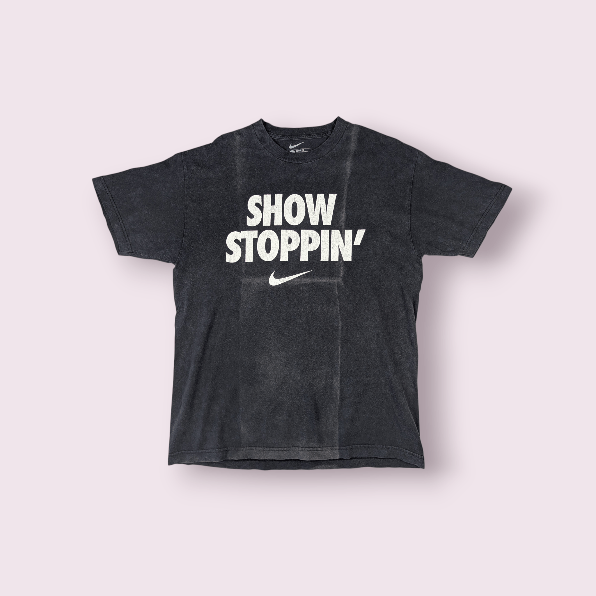 Nike Vtg 2000's NIKE Loose Fit Show Stoppin' Graphic Tee Shirt Size US L / EU 52-54 / 3 - 1 Thumbnail