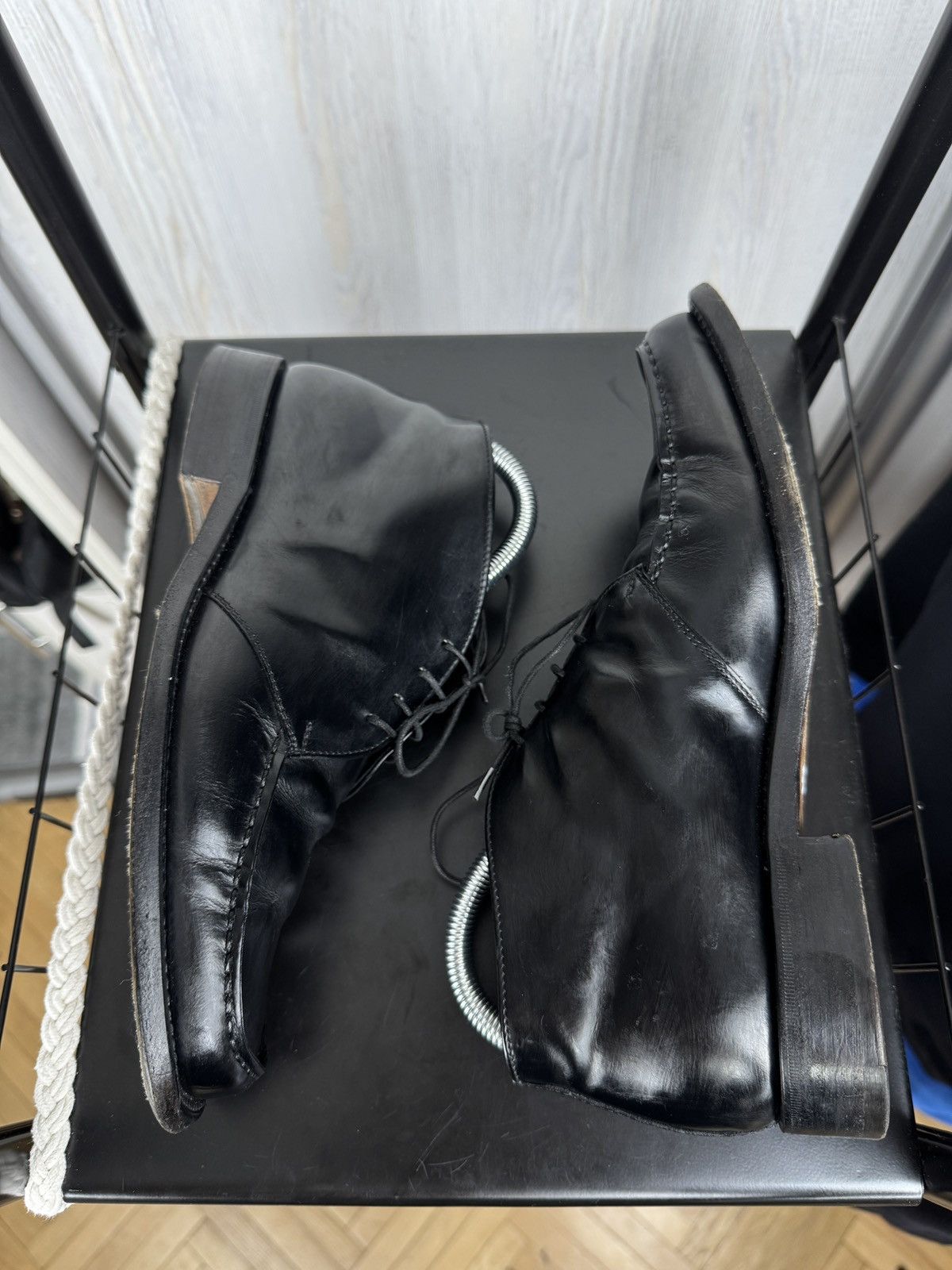 Premiata Premiata black leather boots avant garde made in Italy Size US 7 / EU 40 - 9 Thumbnail