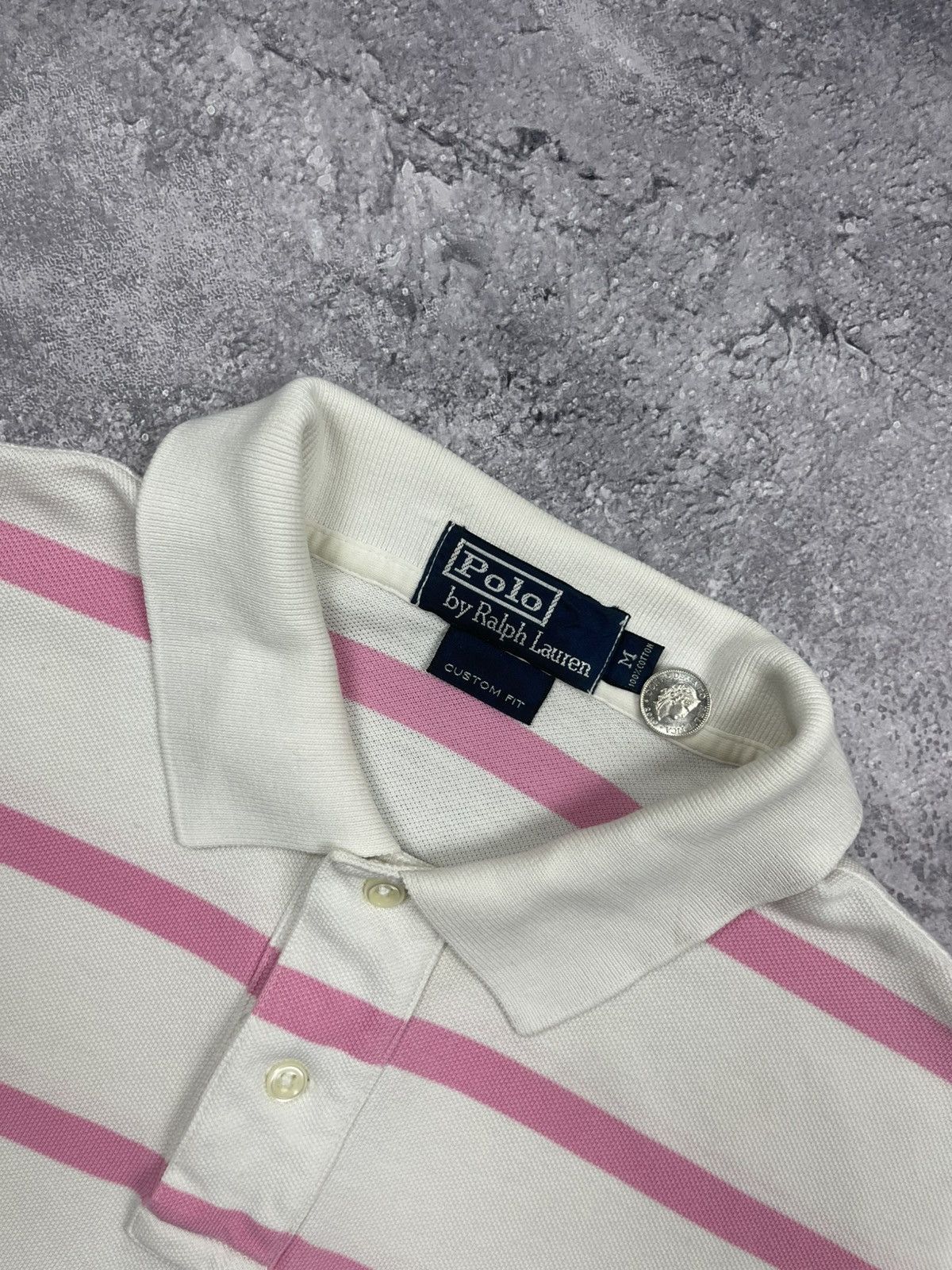 Polo Ralph Lauren Vintage Polo Ralph Lauren Striped Polo Shirt Size US M / EU 48-50 / 2 - 8 Thumbnail