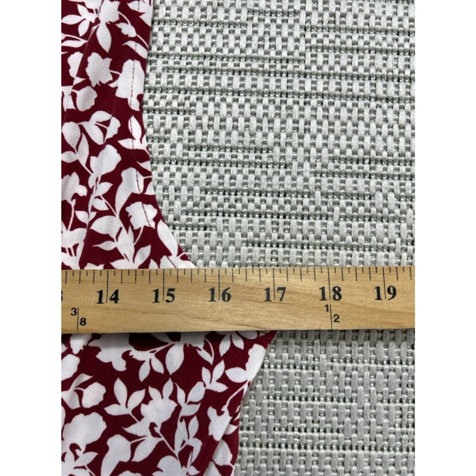 Banana Republic Banana Republic Dress Womens Large Red White Floral Blouson New Size L / US 10 / IT 46 - 7 Thumbnail