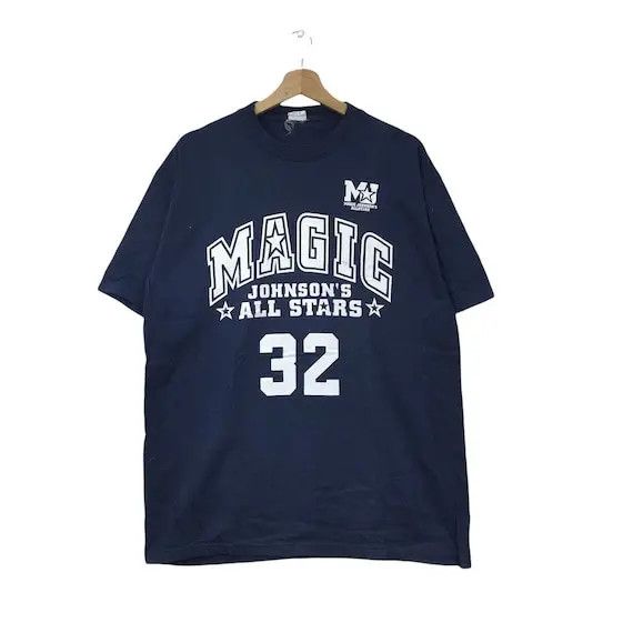Champion × NBA Vtg MAGIC JOHNSON x CHAMPION All Stars Tee Shirt Size US M / EU 48-50 / 2 - 1 Thumbnail