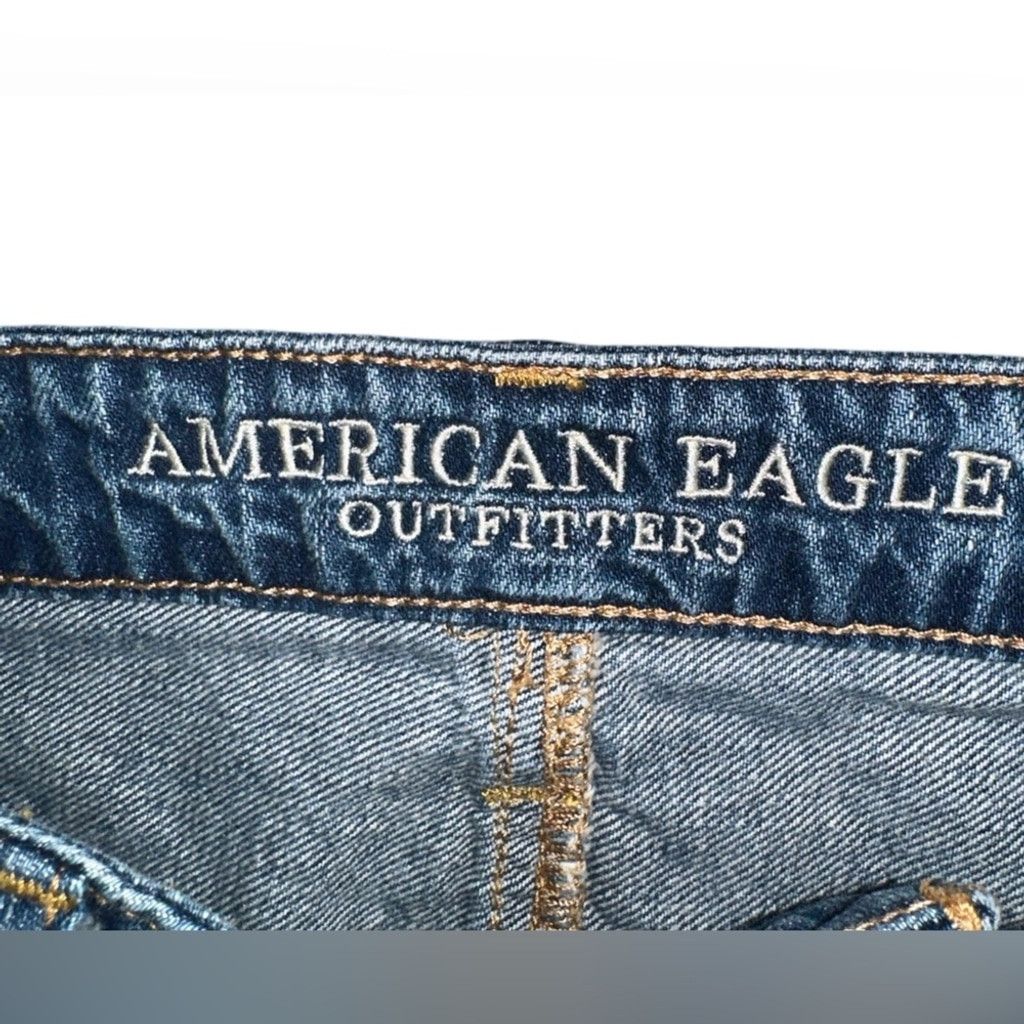 American Eagle Outfitters American Eagle Denim Mini Skirt Blue Women's Size 6. Size 28" / US 6 / IT 42 - 3 Thumbnail