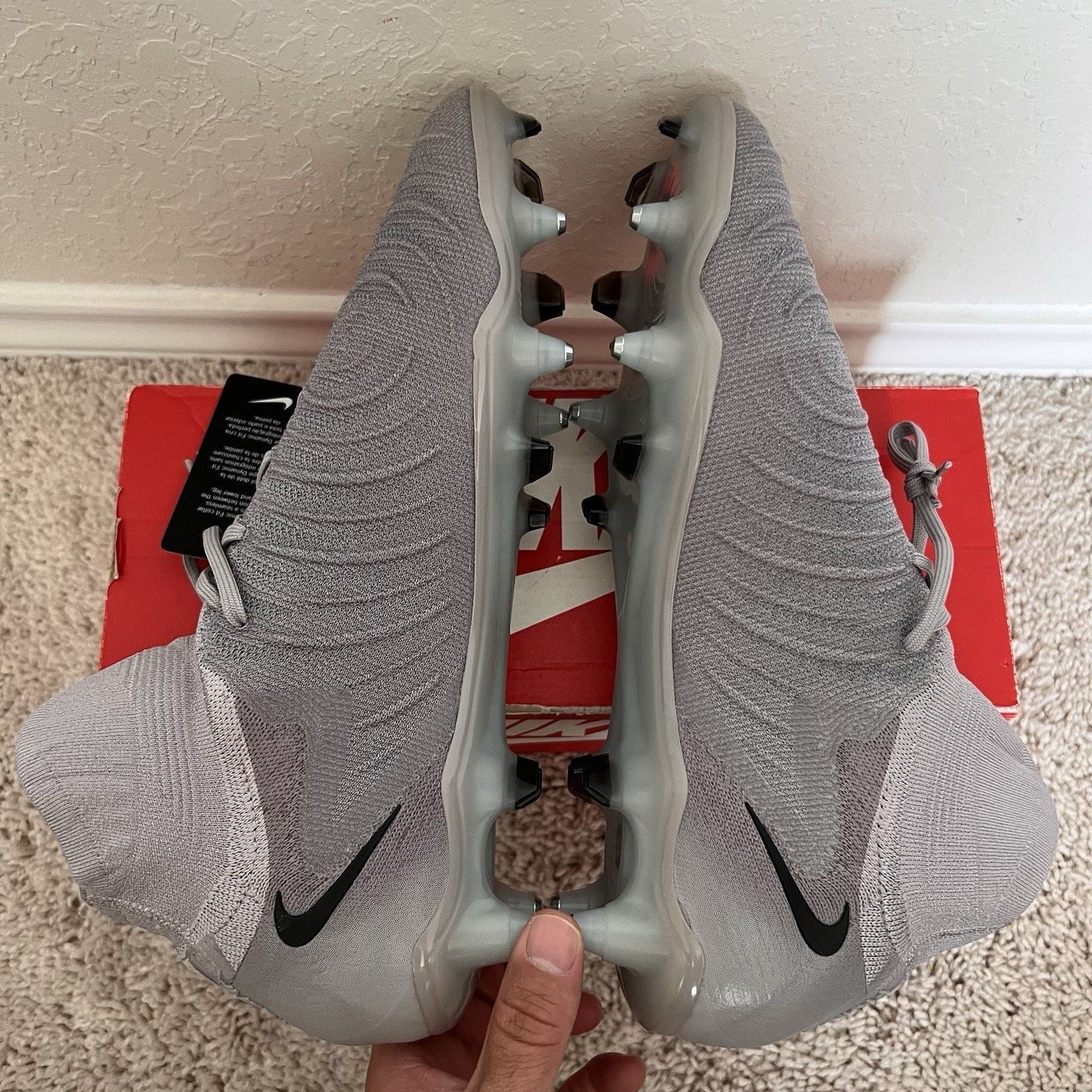Nike Nike Phantom Luna 2 Elite SG PRO AC Grey Men Size 12 New Size US 12 / EU 45 - 6 Thumbnail