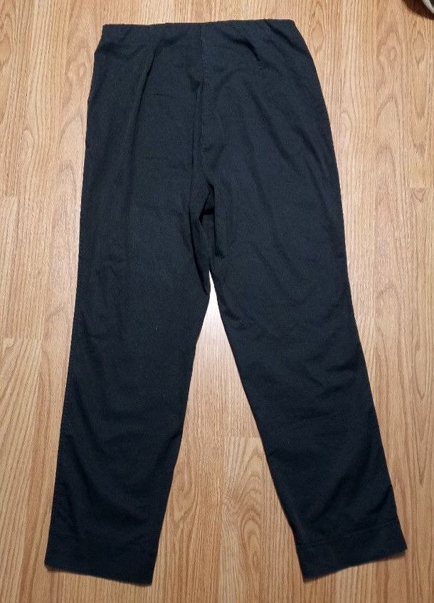 OSKA OSKA Black Cotton Trousers Pants Size 2 UK12 Size 30" / US 8 / IT 44 - 3 Thumbnail