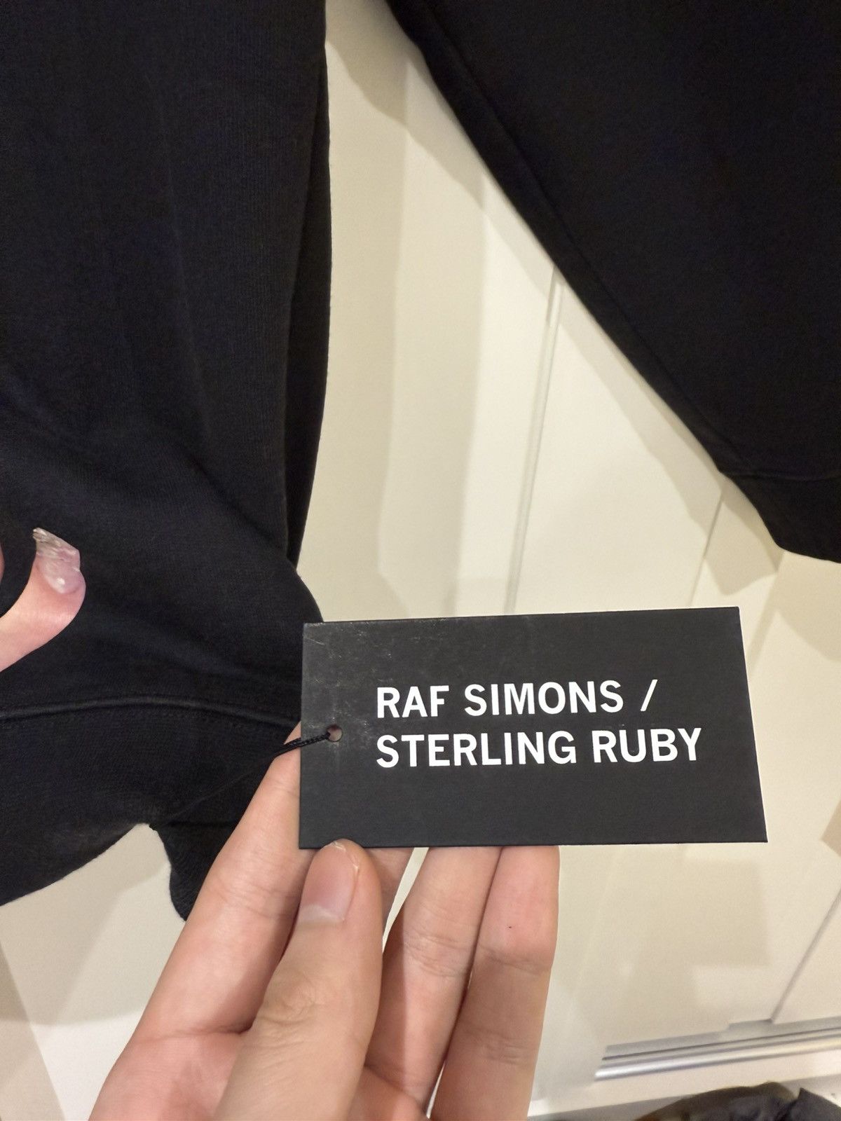 Raf Simons Raf Simons x Sterling Ruby Black Sweatshirt with Nails Size US M / EU 48-50 / 2 - 3 Thumbnail