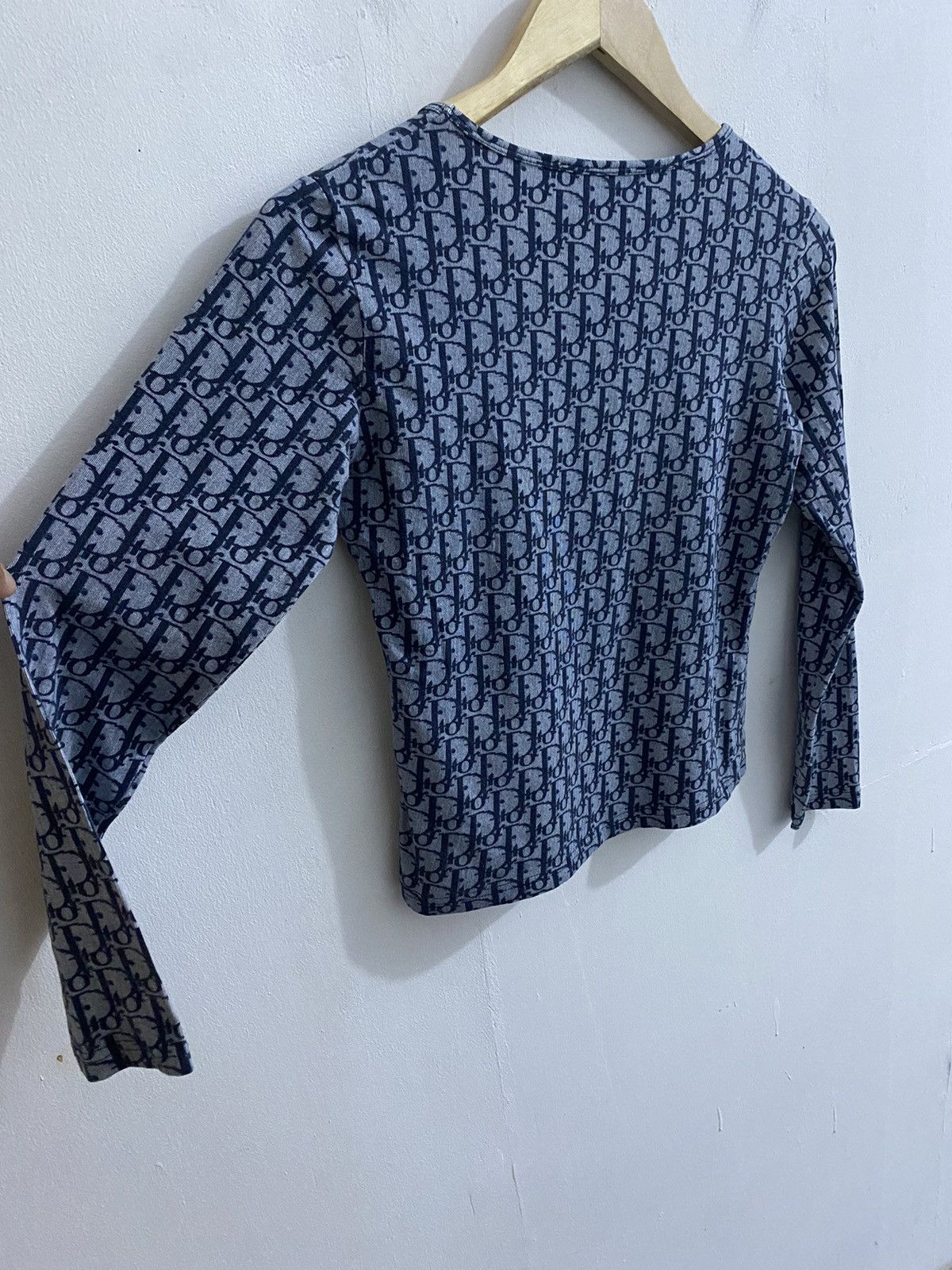 Christian Dior Monsieur Christian Dior Oblique Monogram Cropped Long Sleeves Size XS / US 0-2 / IT 36-38 - 6 Thumbnail