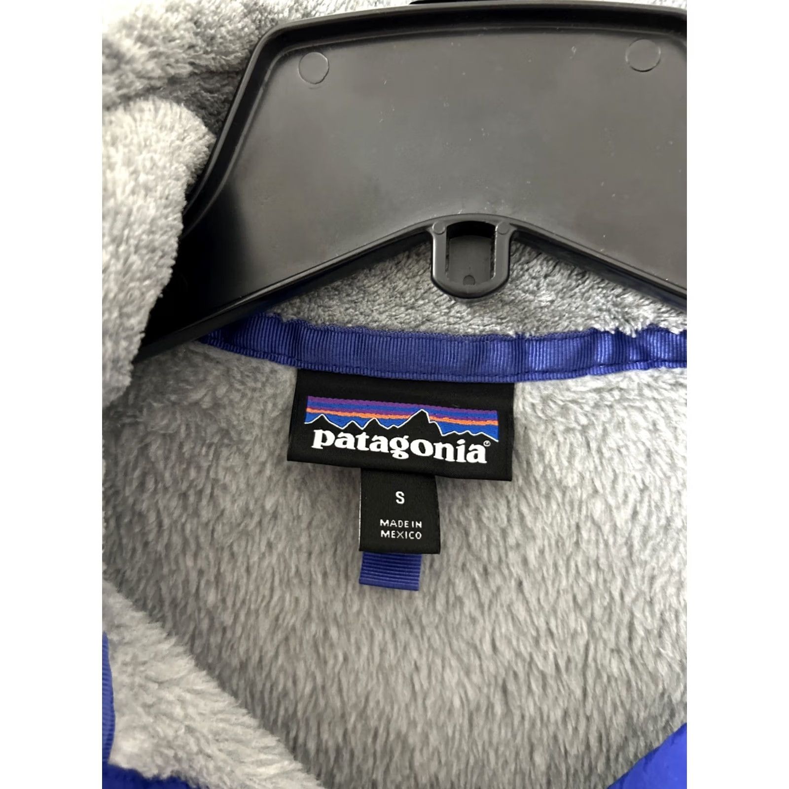 Patagonia Patagonia Re-Tool Pullover Jacket Womens Small Gray Blue Snap Polartec 25442 FA16 Size S / US 4 / IT 40 - 5 Thumbnail