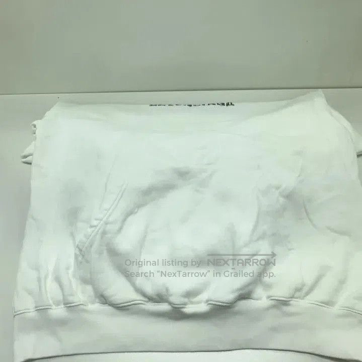 Balenciaga Balenciaga White Logo Drawstring Hoodie. Size US M / EU 48-50 / 2 - 6 Thumbnail