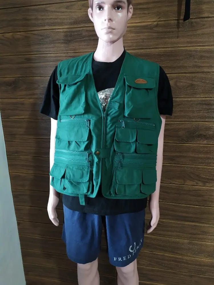 Vintage Tactical Parachute Multi Pocket Vest CAMFIS Japanese Brand Size US XL / EU 56 / 4 - 1 Thumbnail