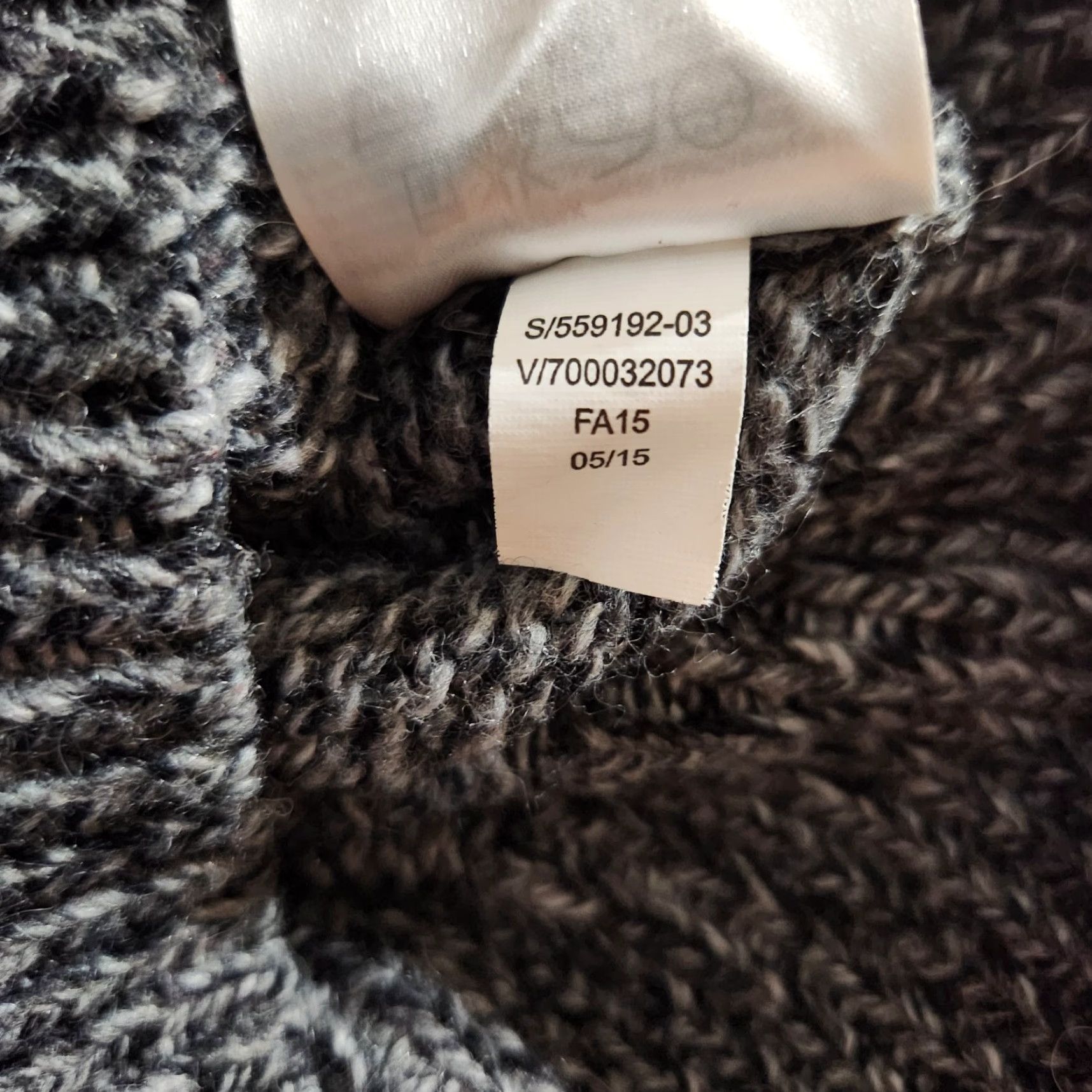 Banana Republic Banana Republic Womens Gray Marled Semi-Cropped Round Neck LS Sweater-Size L Mens? Size L / US 10 / IT 46 - 7 Thumbnail