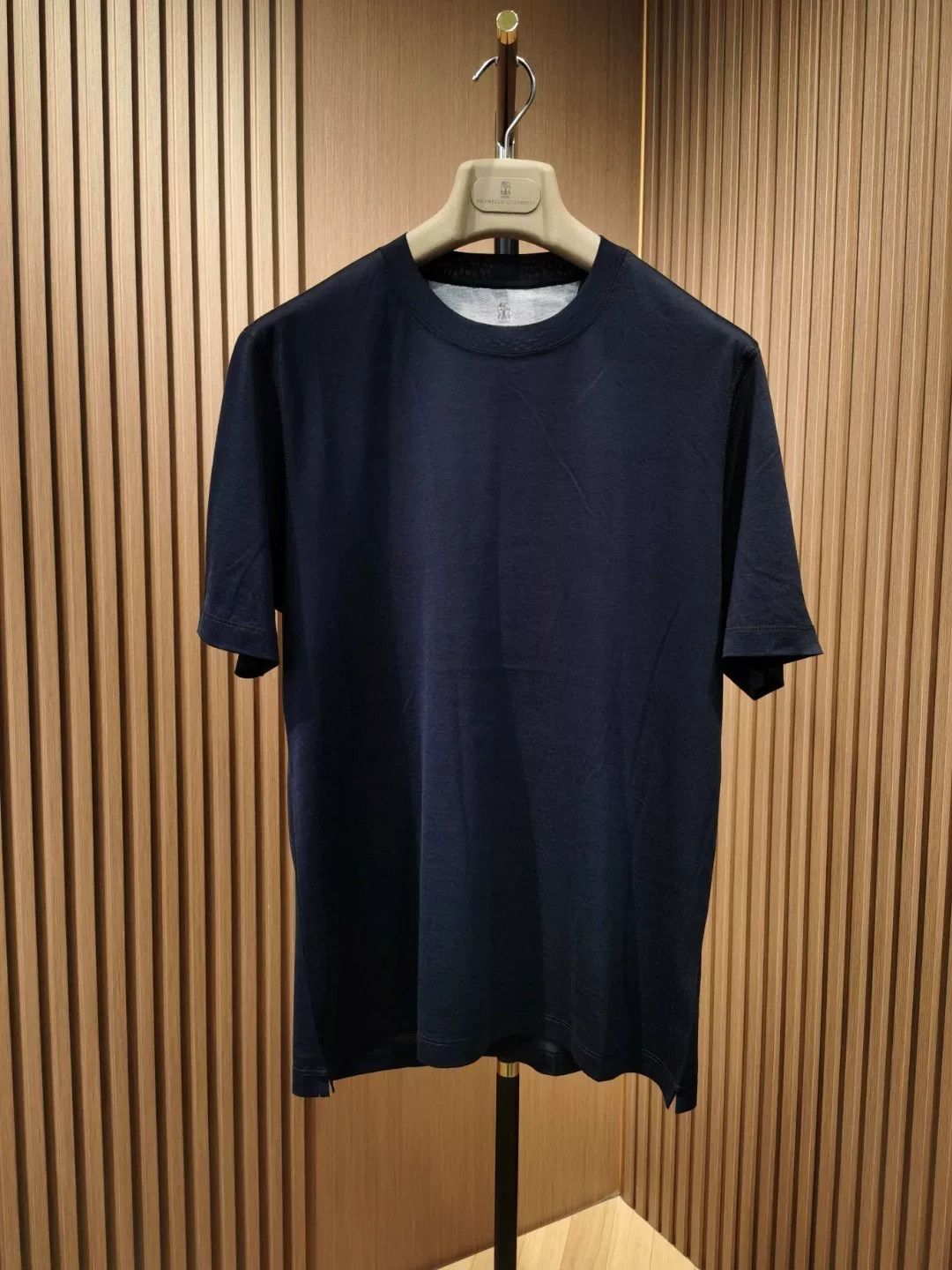 Brunello Cucinelli Brunello Cucinelli Silk Cotton Short Sleeve T-Shirt Size US S / EU 44-46 / 1 - 1 Thumbnail