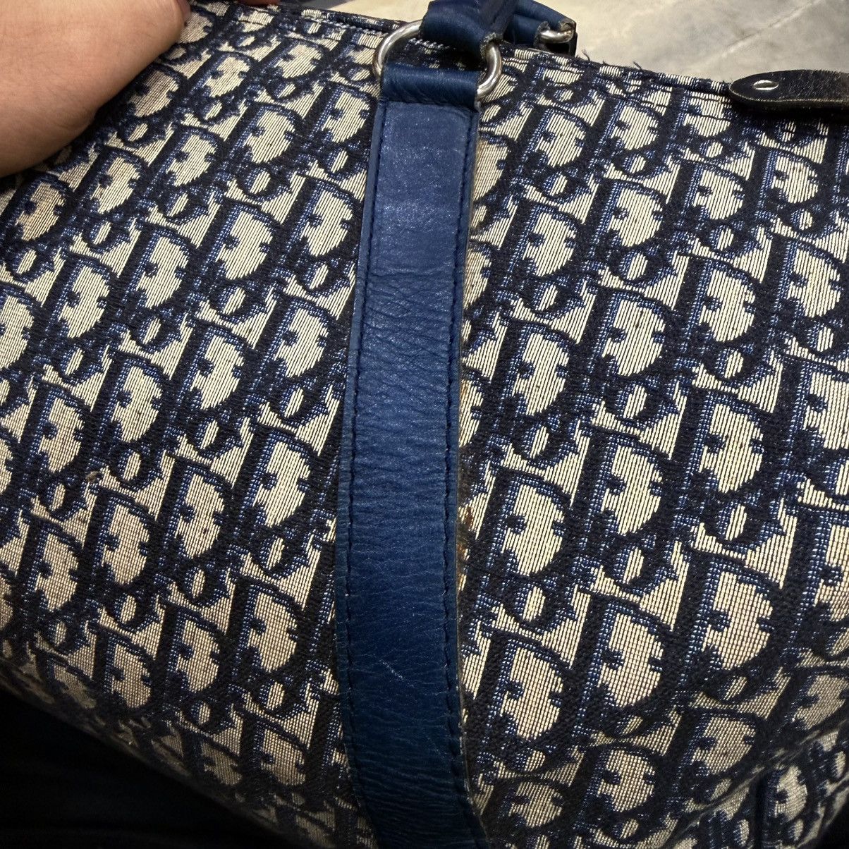 Christian Dior Monsieur Vtg 70s Christian Dior "Bagages" Trotter Monogram Boston 45 Size 44 - 16 Thumbnail