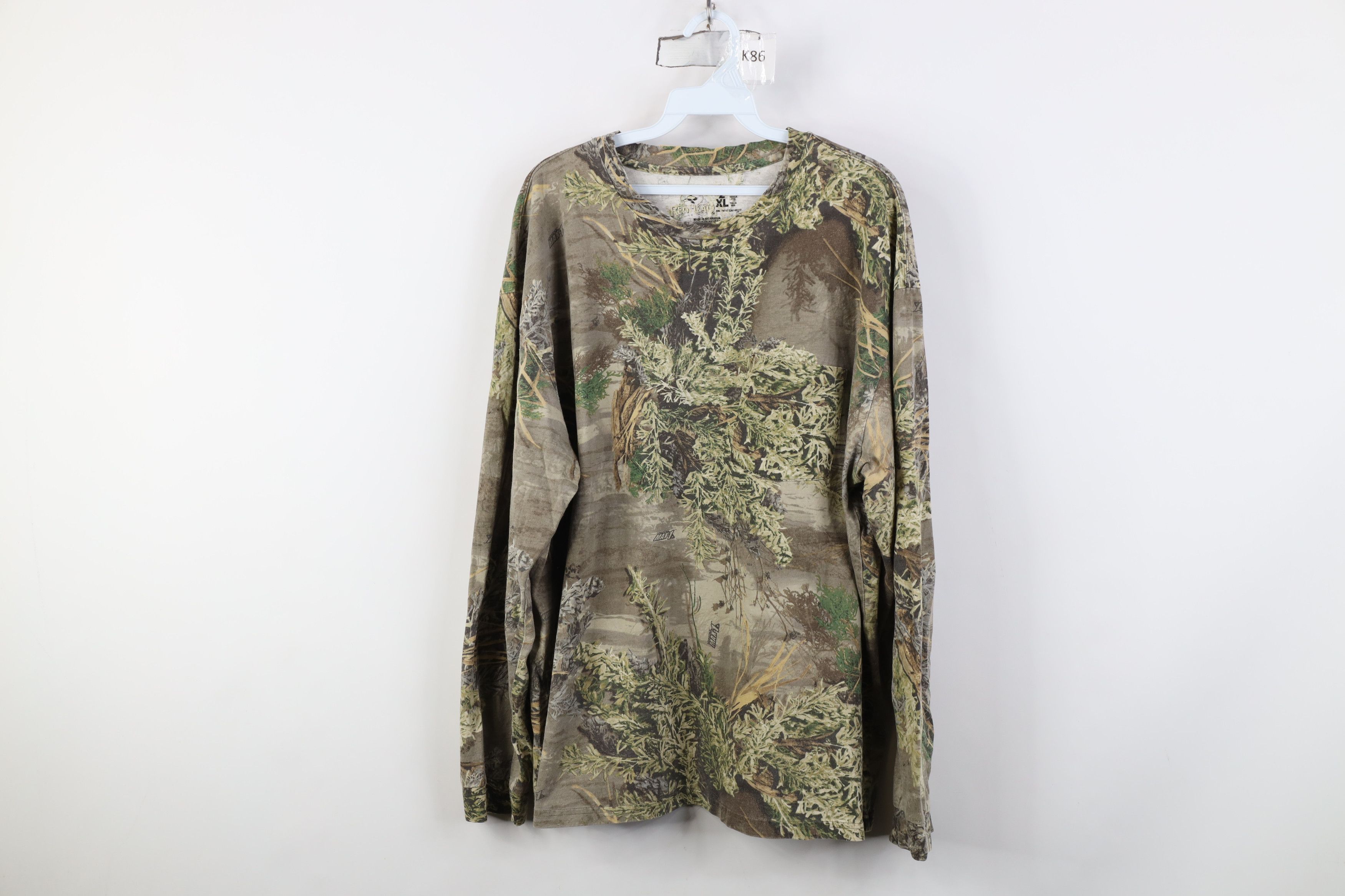 Vintage Vintage Y2K Streetwear Camouflage Long Sleeve Pocket T-Shirt Size US XXL / EU 58 / 5 - 1 Thumbnail