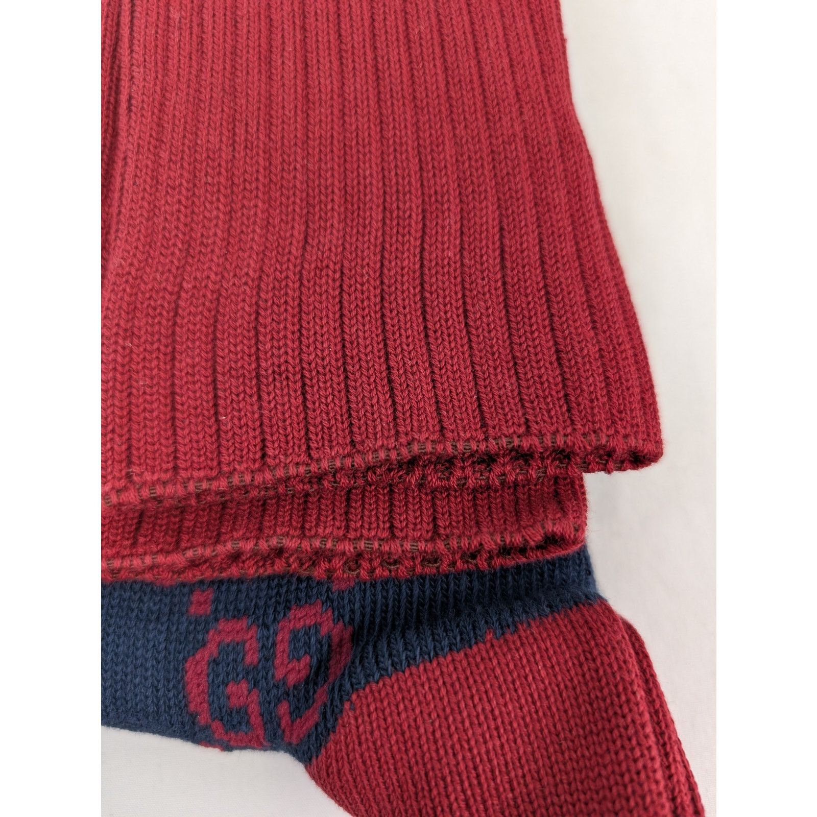 Gucci o1rshd1 Size: M / Long Socks in Navy/Red Size ONE SIZE - 7 Thumbnail