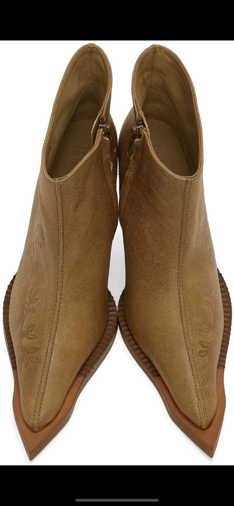 KNWLS KNWLS Carved Pointed Toe Ankle Boot 39 (worn once) Size US 8.5 / IT 38.5 - 8 Thumbnail