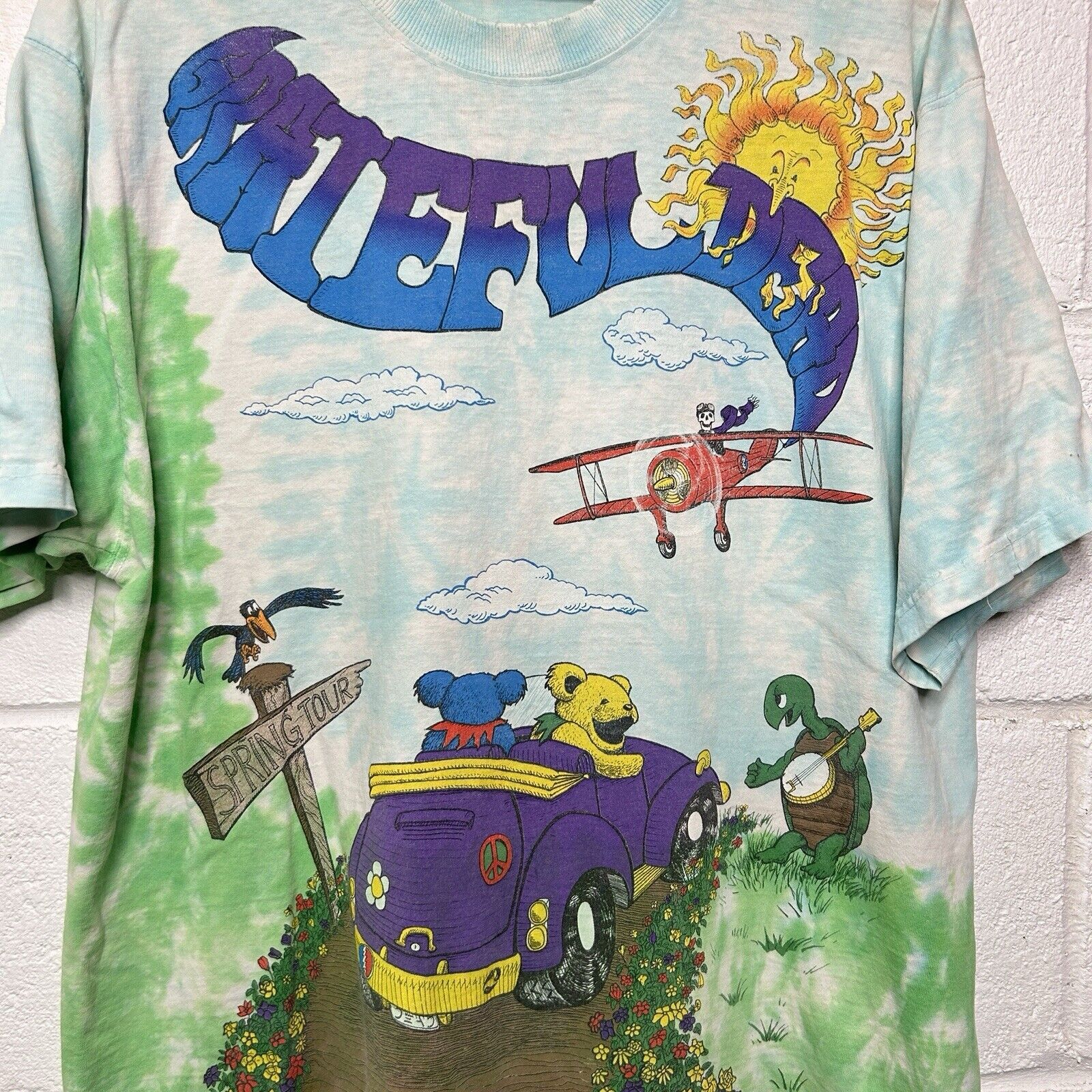 Liquid Blue Vintage Liquid Blue Grateful Dead 1992 Spring Tour Tee Size US L / EU 52-54 / 3 - 3 Thumbnail