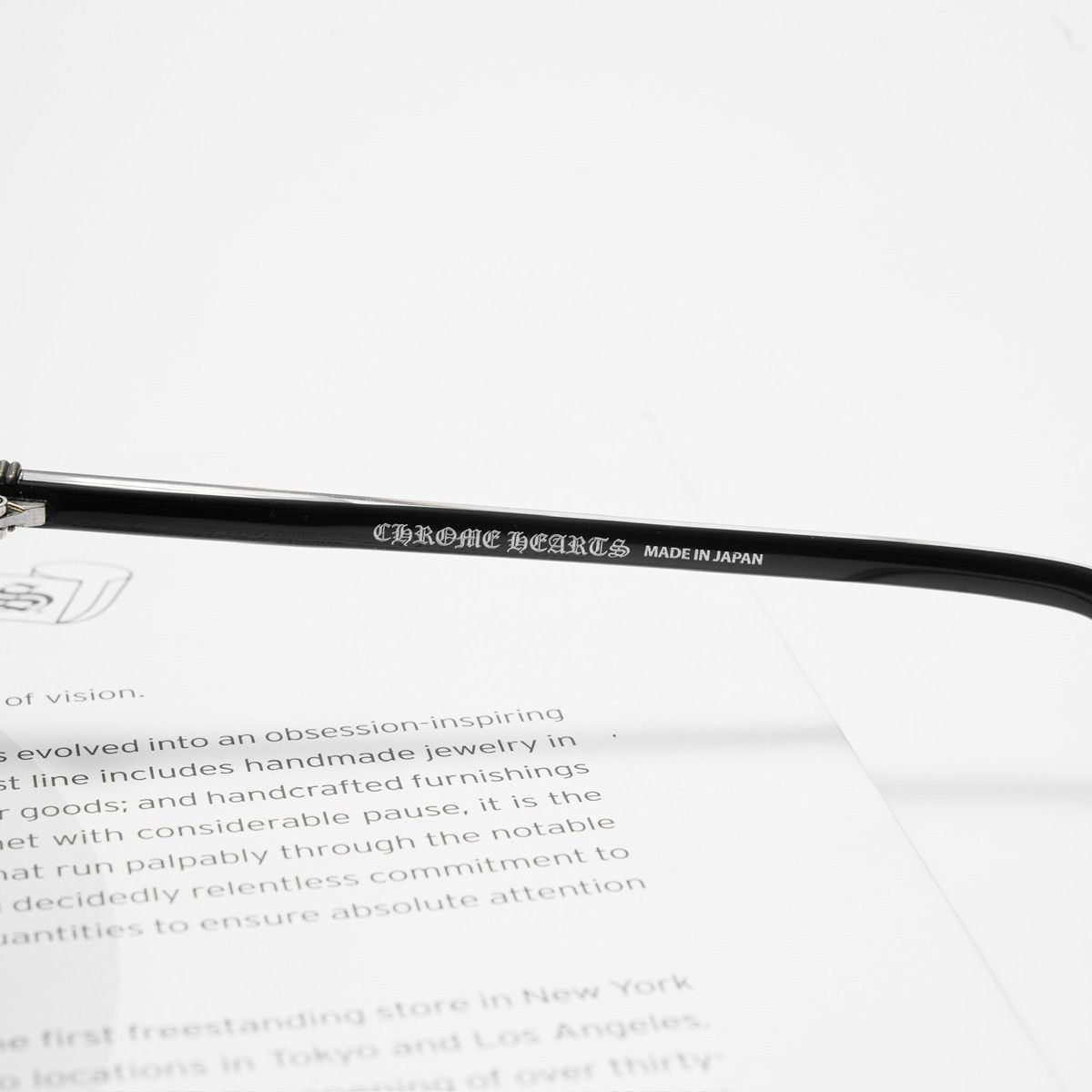 Chrome Hearts CHROME HEARTS CLITCO-A BLACK GLASSES Size ONE SIZE - 4 Thumbnail