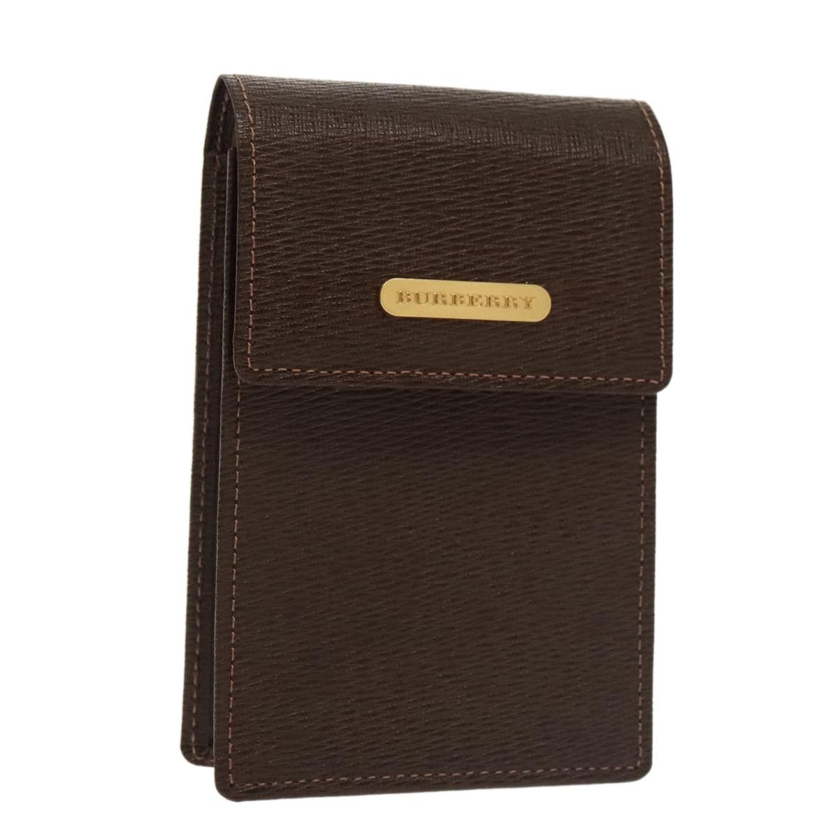 Burberry Burberry Vintage Pouch Leather Size ONE SIZE - 1 Thumbnail