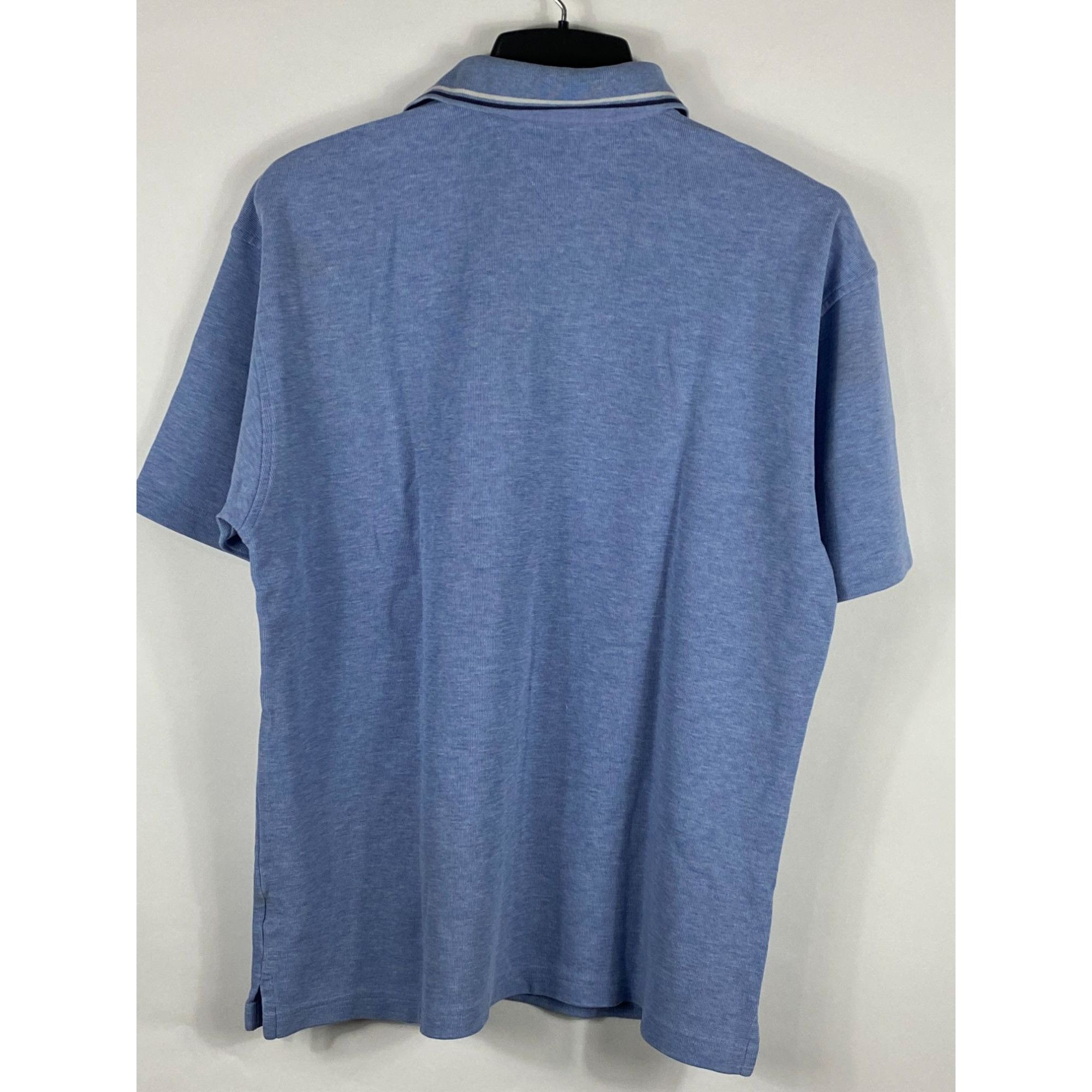 Tommy Hilfiger Vintage Tommy Hilfiger Embroidered Pocket Polo Shirt Blue Me Size US M / EU 48-50 / 2 - 2 Thumbnail